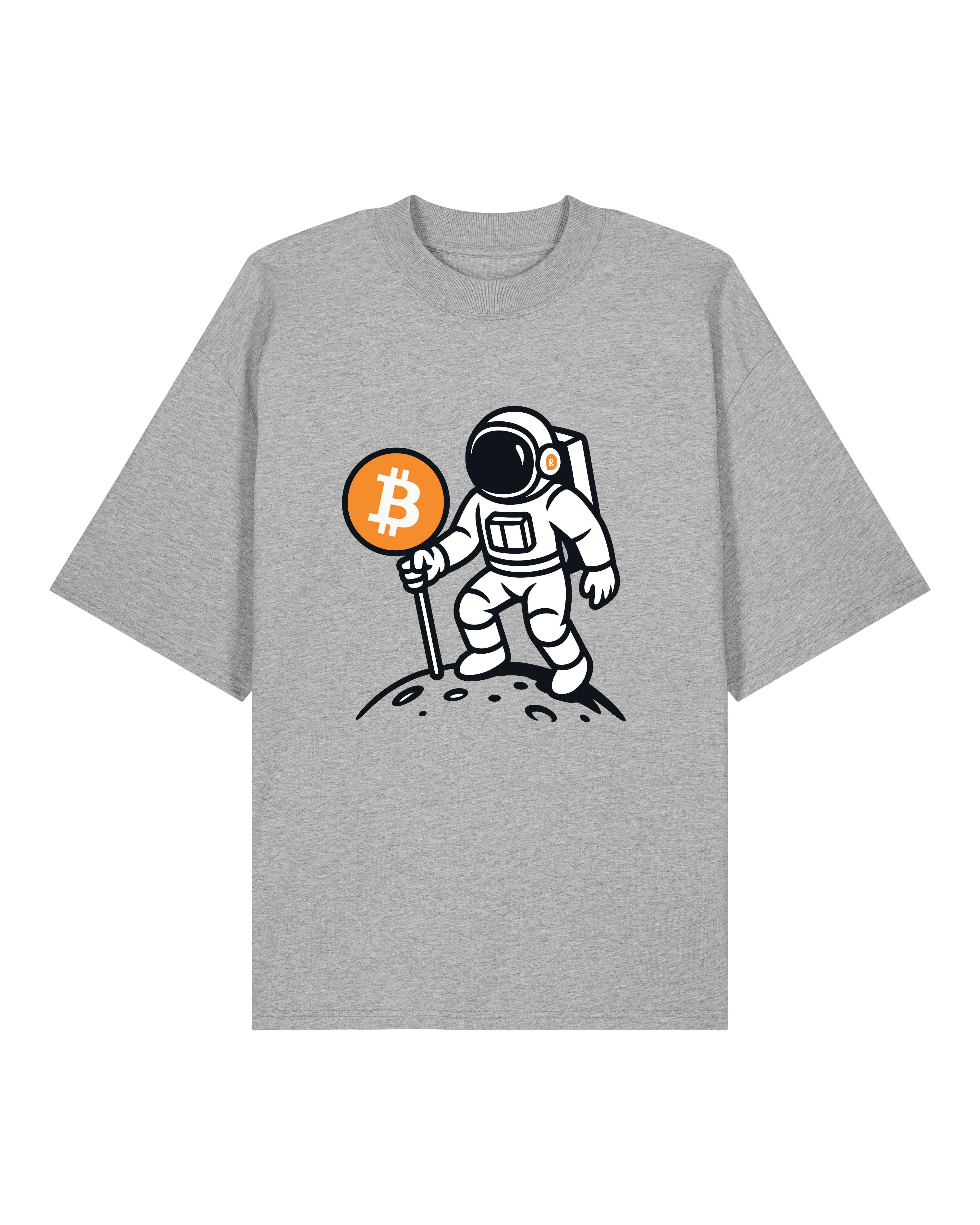 Bitcoin Astronaut T-Shirt – Krypto Shirt mit BTC Motiv | Teeflix