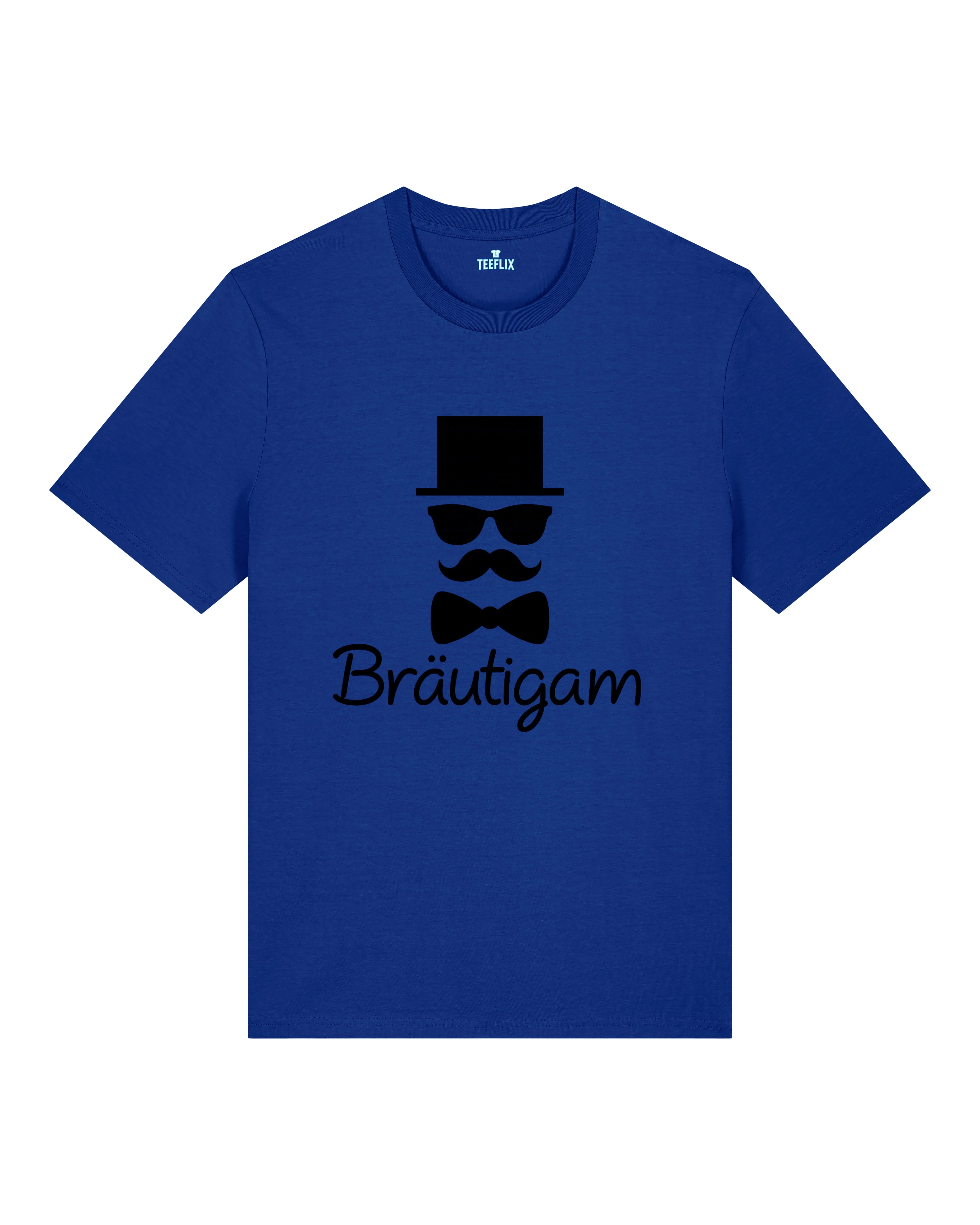 Bräutigam Shirt Blau Normal Fit für JGA Junggesellenabschied – Teeflix