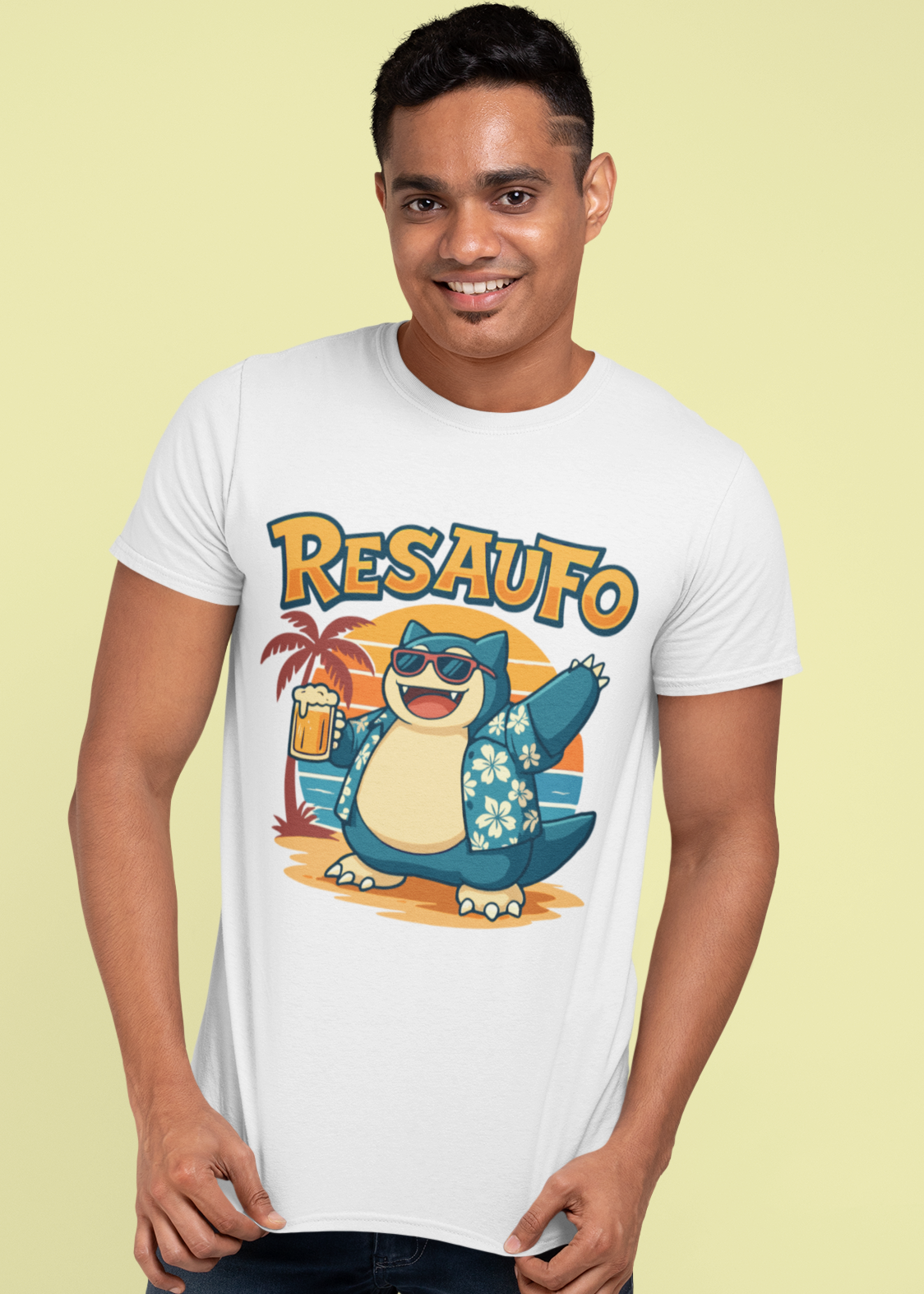 Resaufo – Snorlax Party T-Shirt für Festival & Saufurlaub | Teeflix