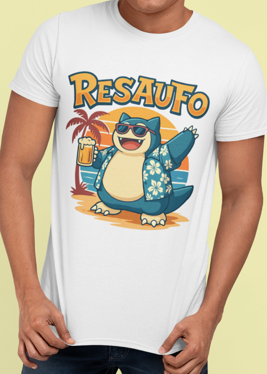 Resaufo – Snorlax Party T-Shirt für Festival & Saufurlaub | Teeflix