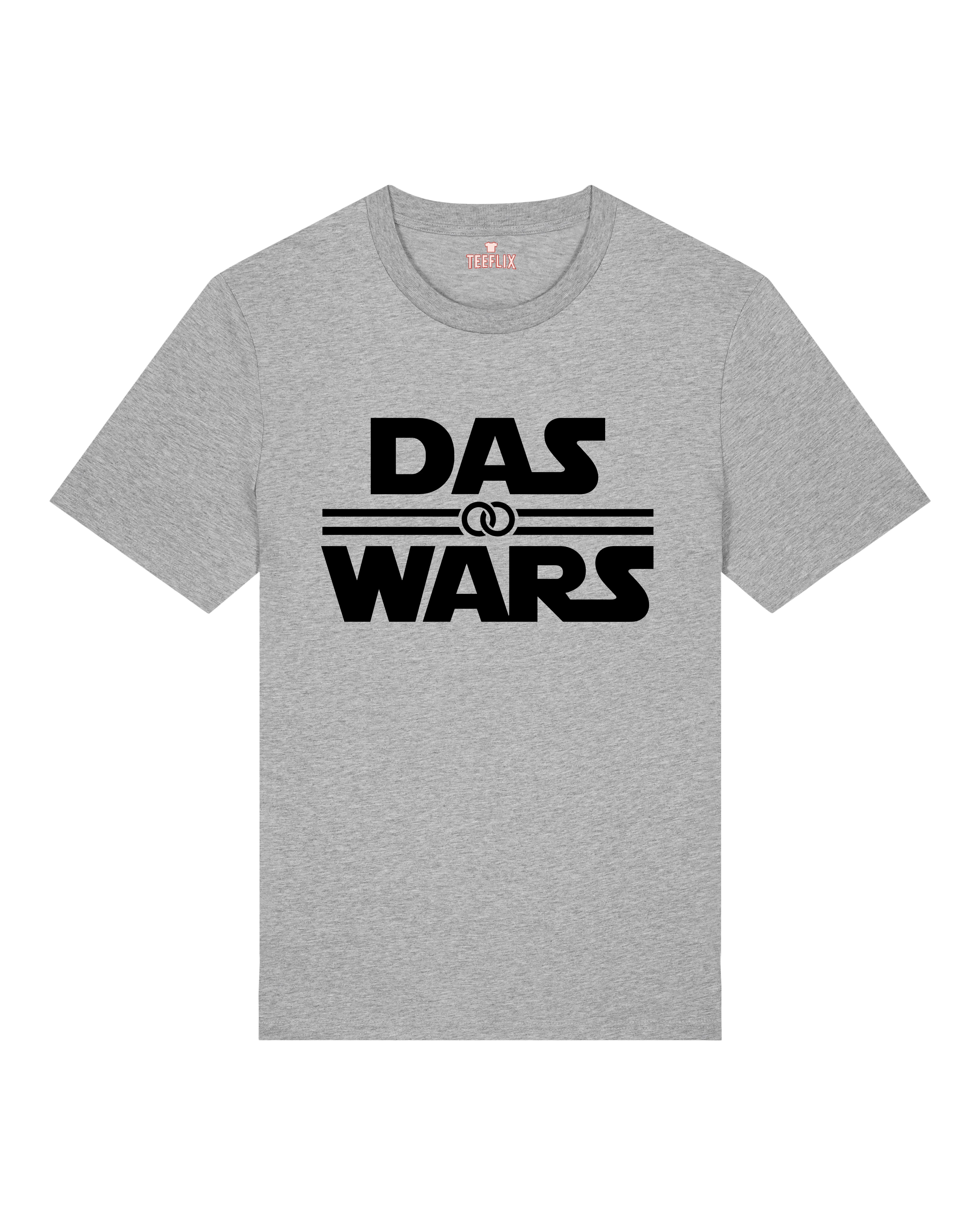 Unisex JGA Shirt DAS WARS in Grau – Normal Fit – Teeflix
