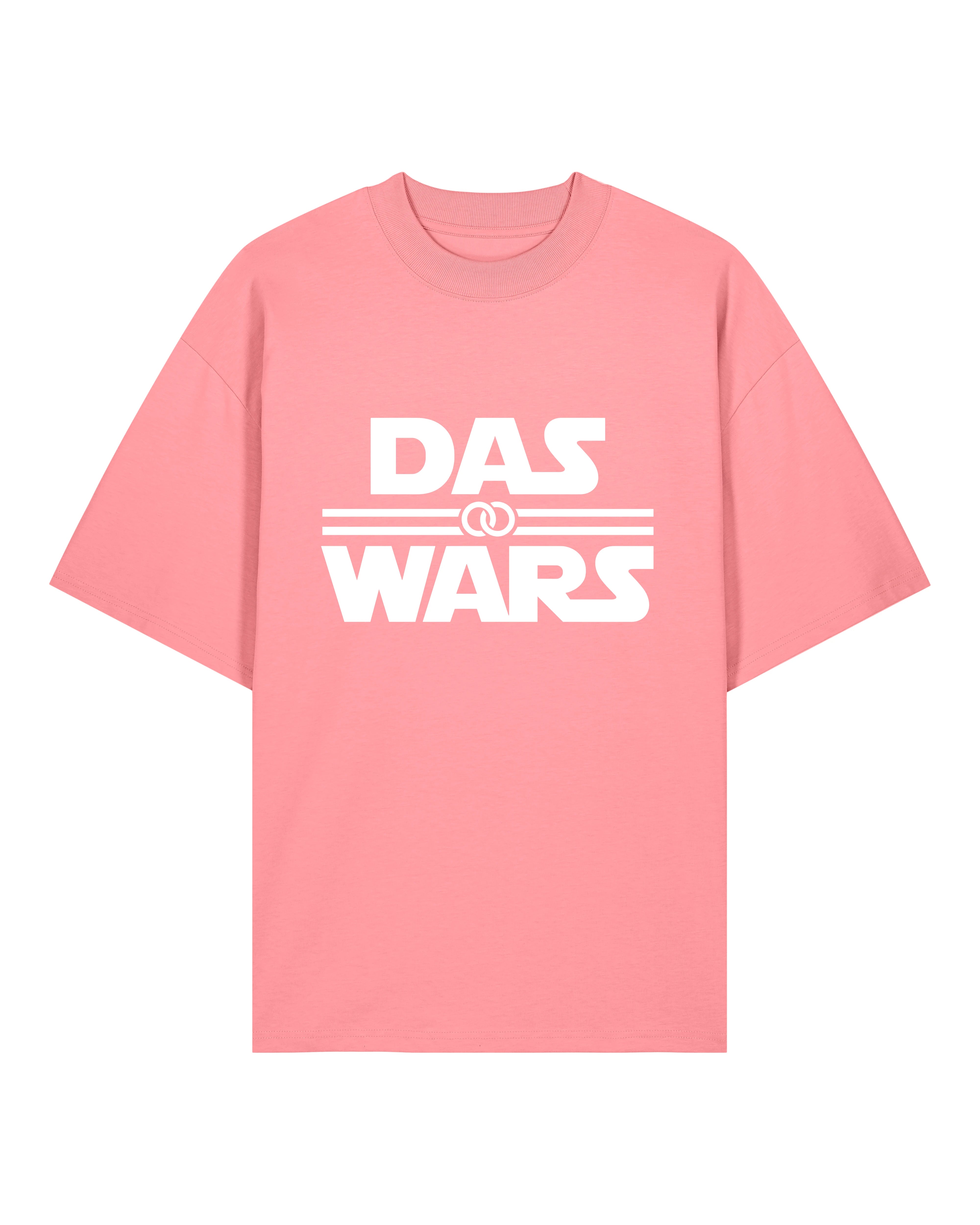 JGA Shirt DAS WARS in Rosa Oversized für Junggesellenabschied – Teeflix