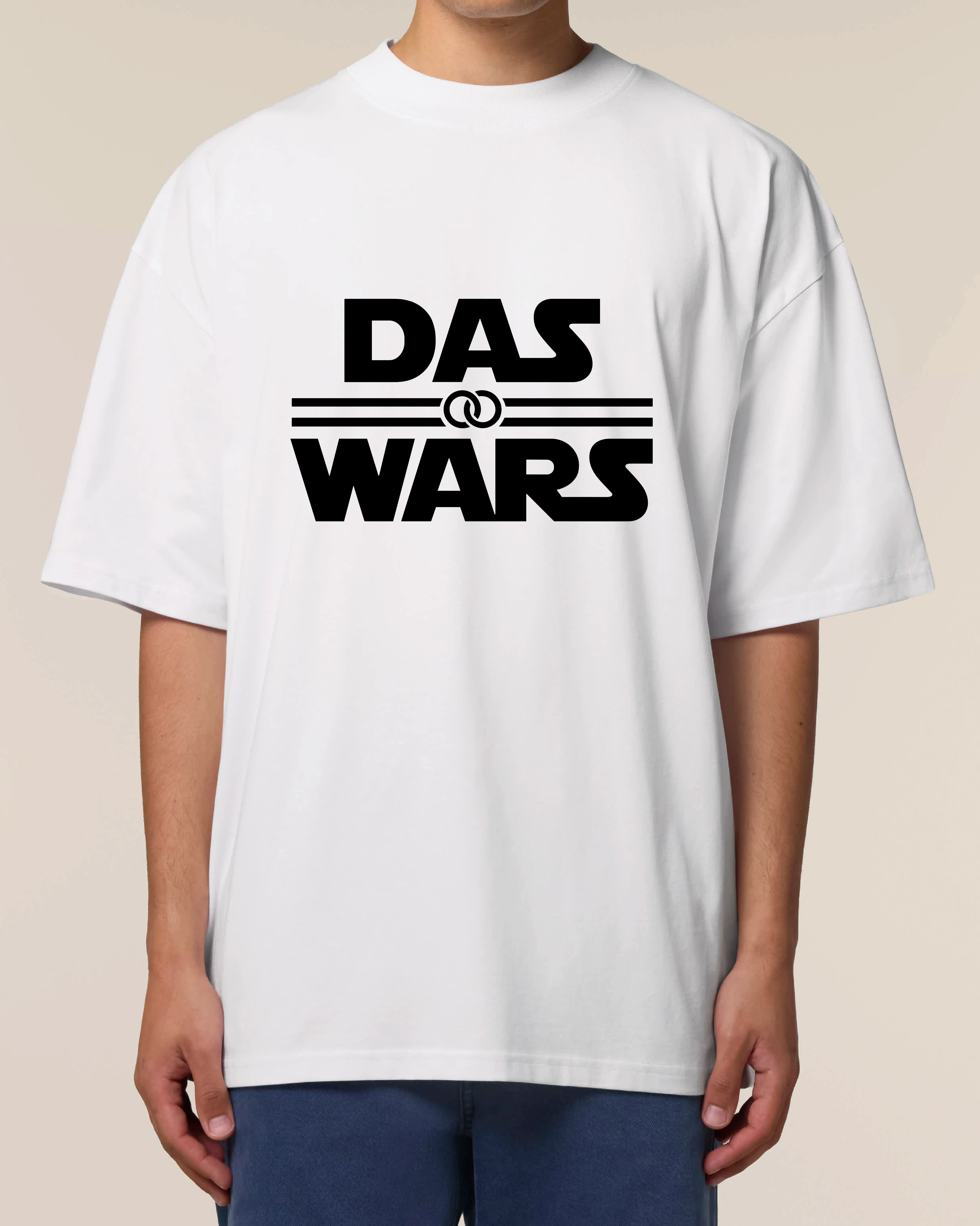 Lustiges Herren Shirt DAS WARS in Weiß Oversized für JGA – Teeflix