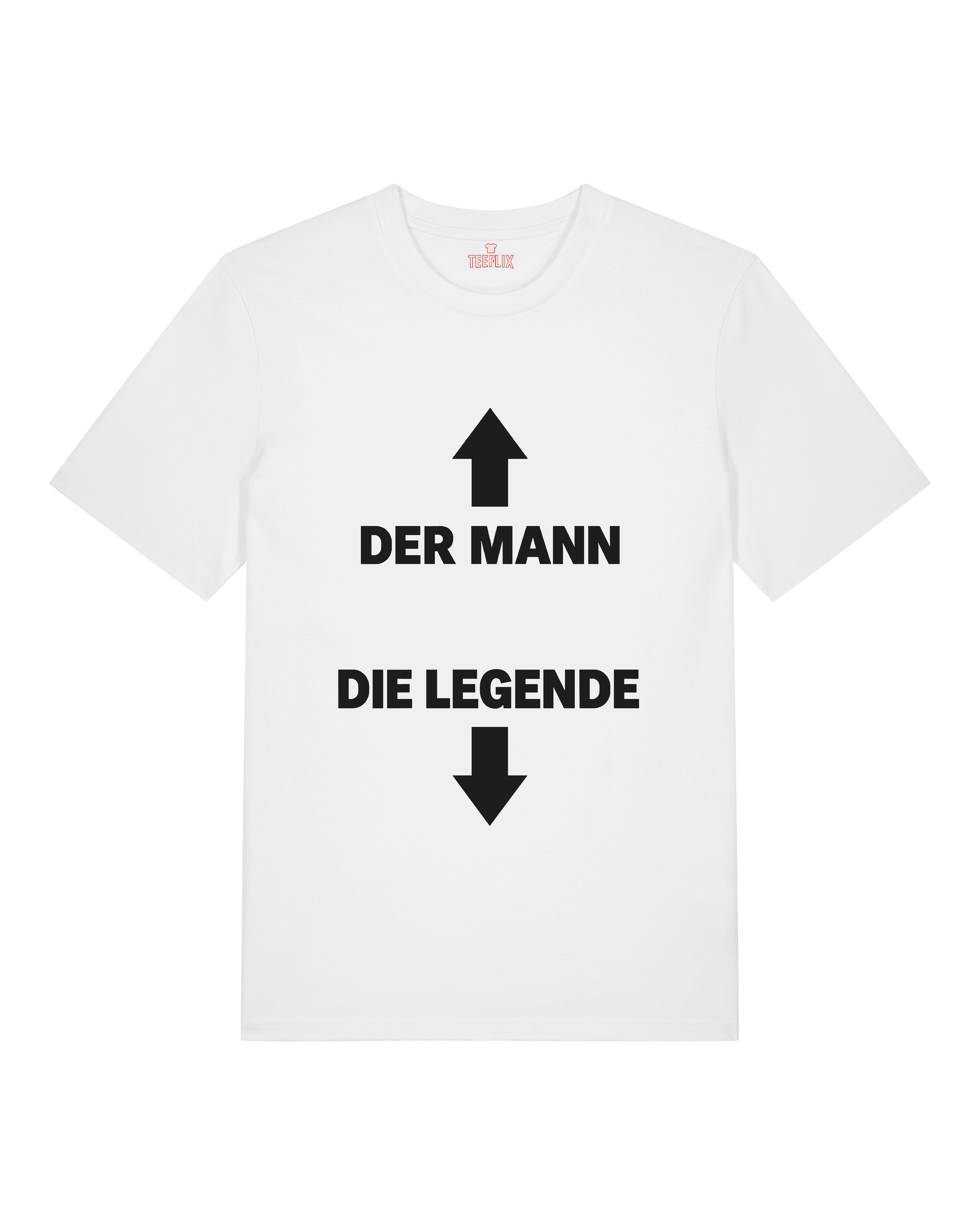 Der Mann <- -> Die Legende - Premium Shirt Unisex