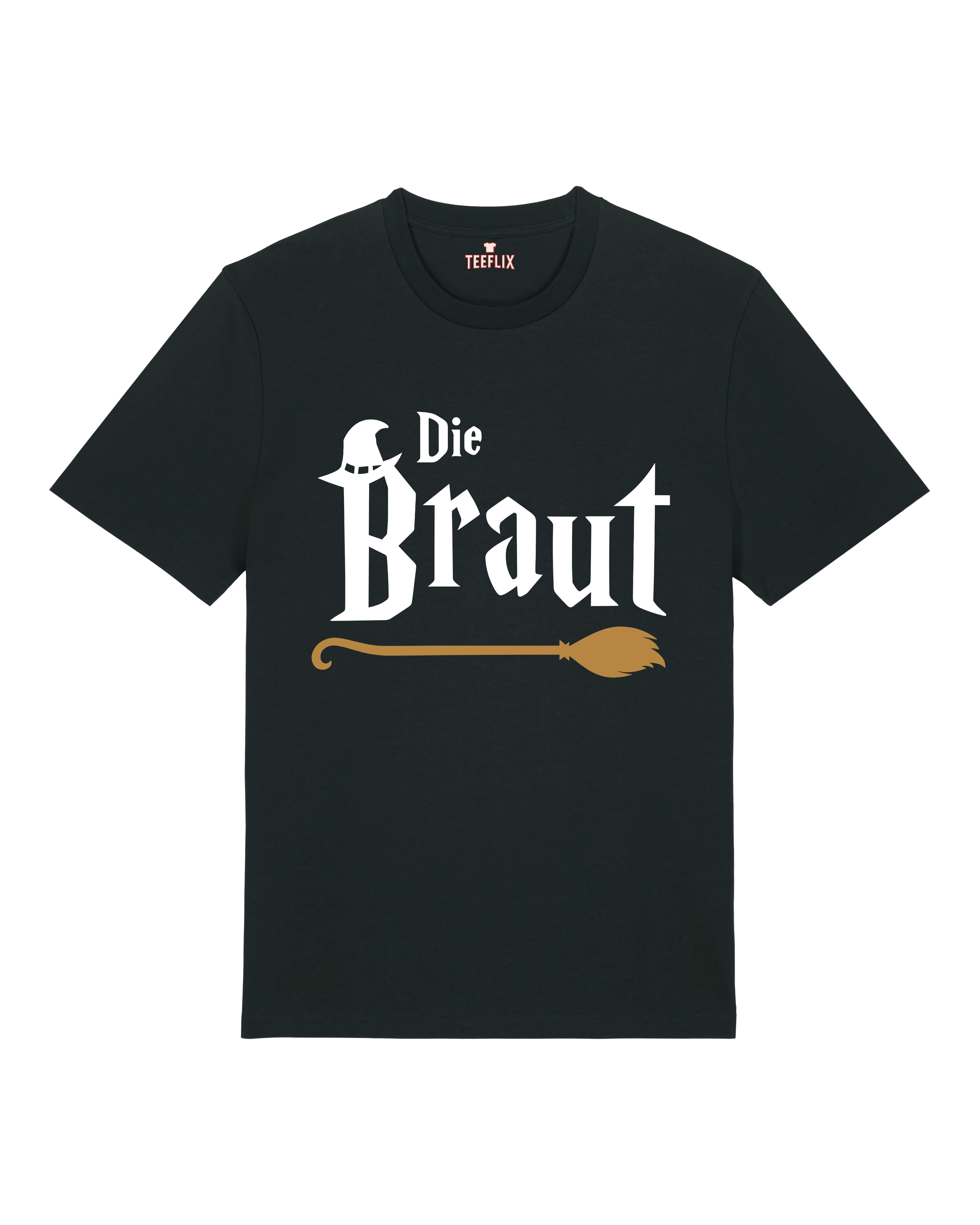 JGA Shirt Die Braut – Schwarz, Unisex Normal Fit