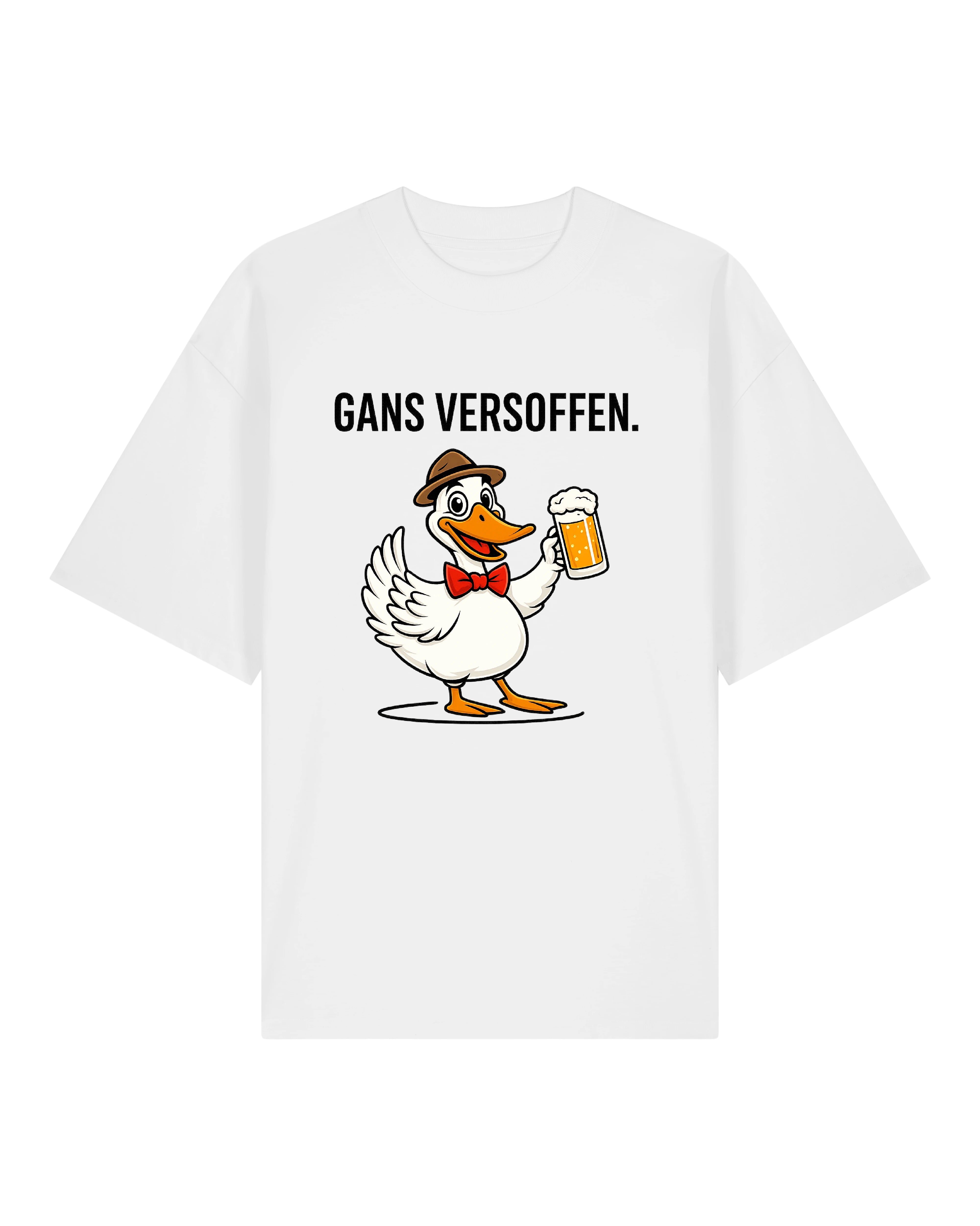 Produktabbildung des T-Shirts mit humorvollem Printmotiv von Teeflix. Erhältlich in verschiedenen Farben – perfekt für Fans von ausgefallener Streetwear, Festivals und ironischer Popkultur-Mode.