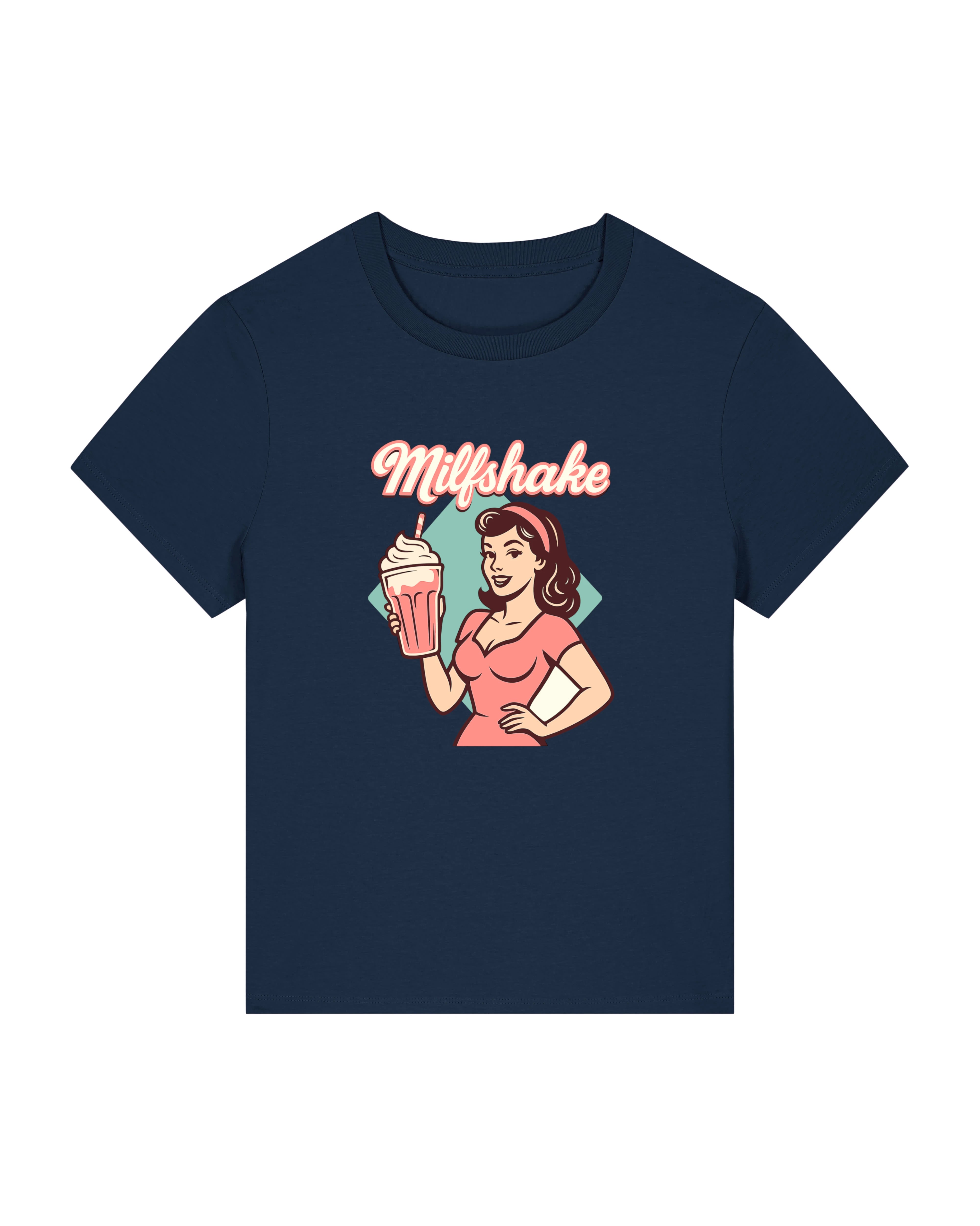 Milfshake T-Shirt lustig Retro Vintage Grafik | Teeflix