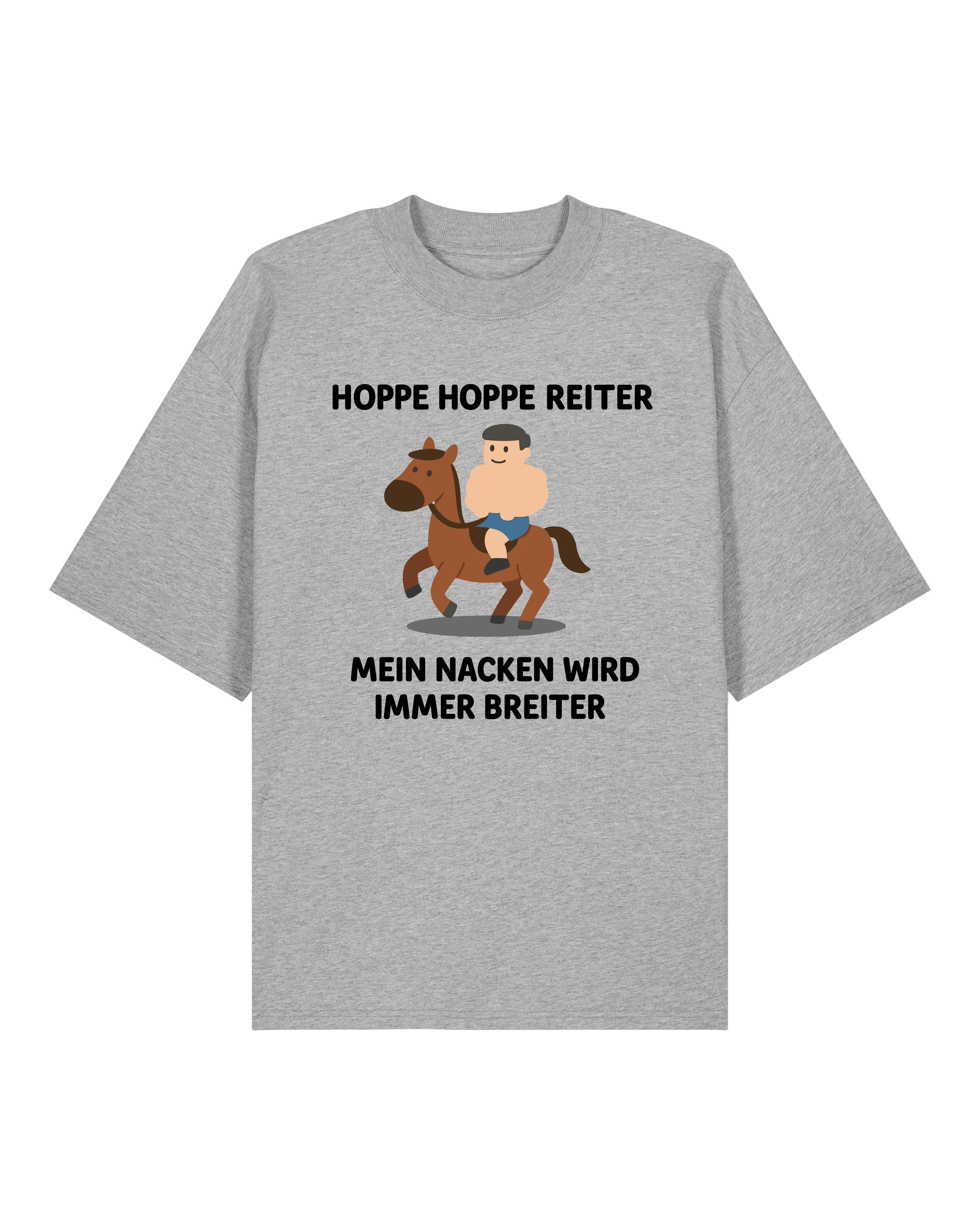 Hoppe Hoppe Reiter Gym Shirt Grau Oversized Pump Cover Lustig Teeflix