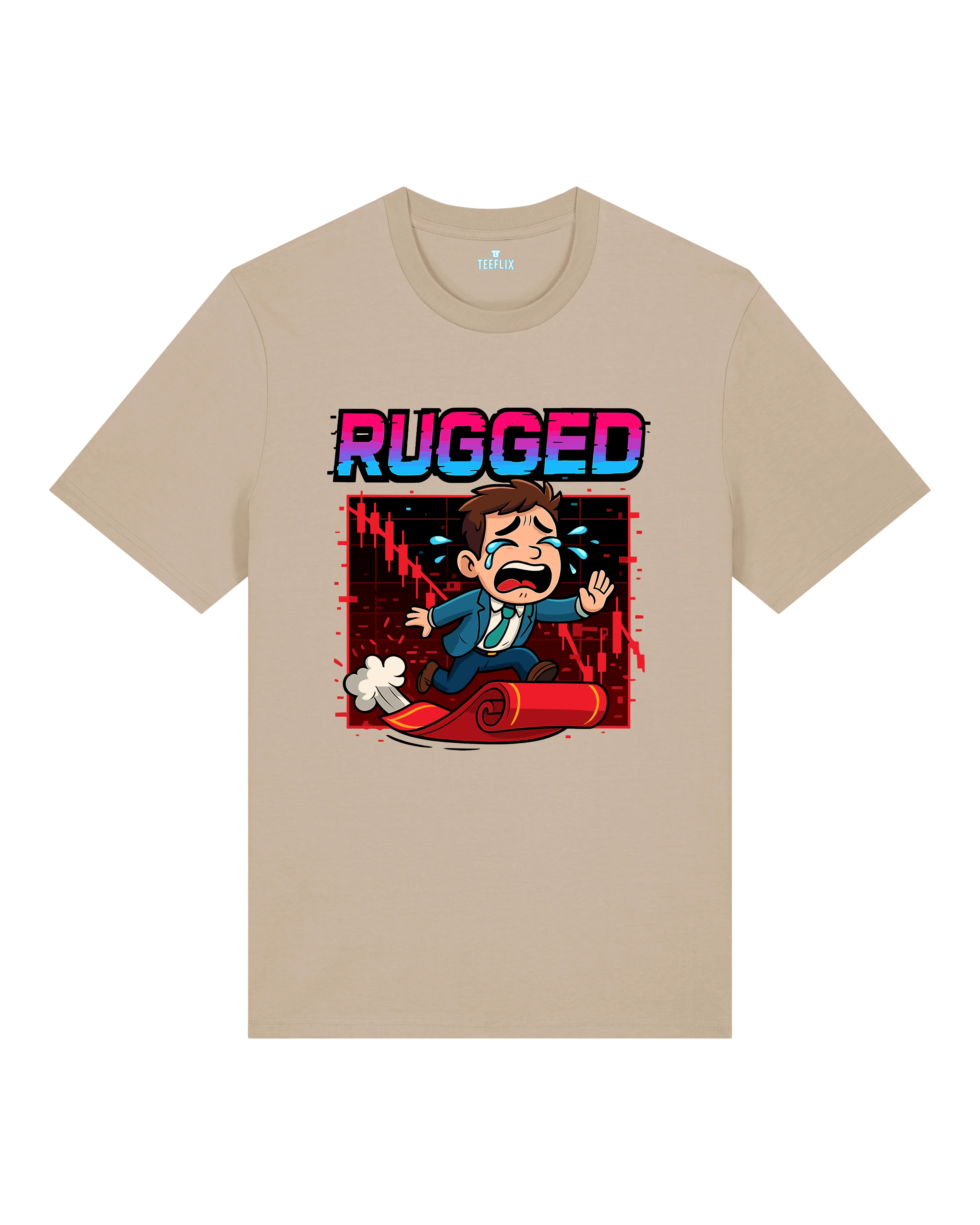 Rugged Crypto Meme Shirt Bitcoin Trading | Teeflix