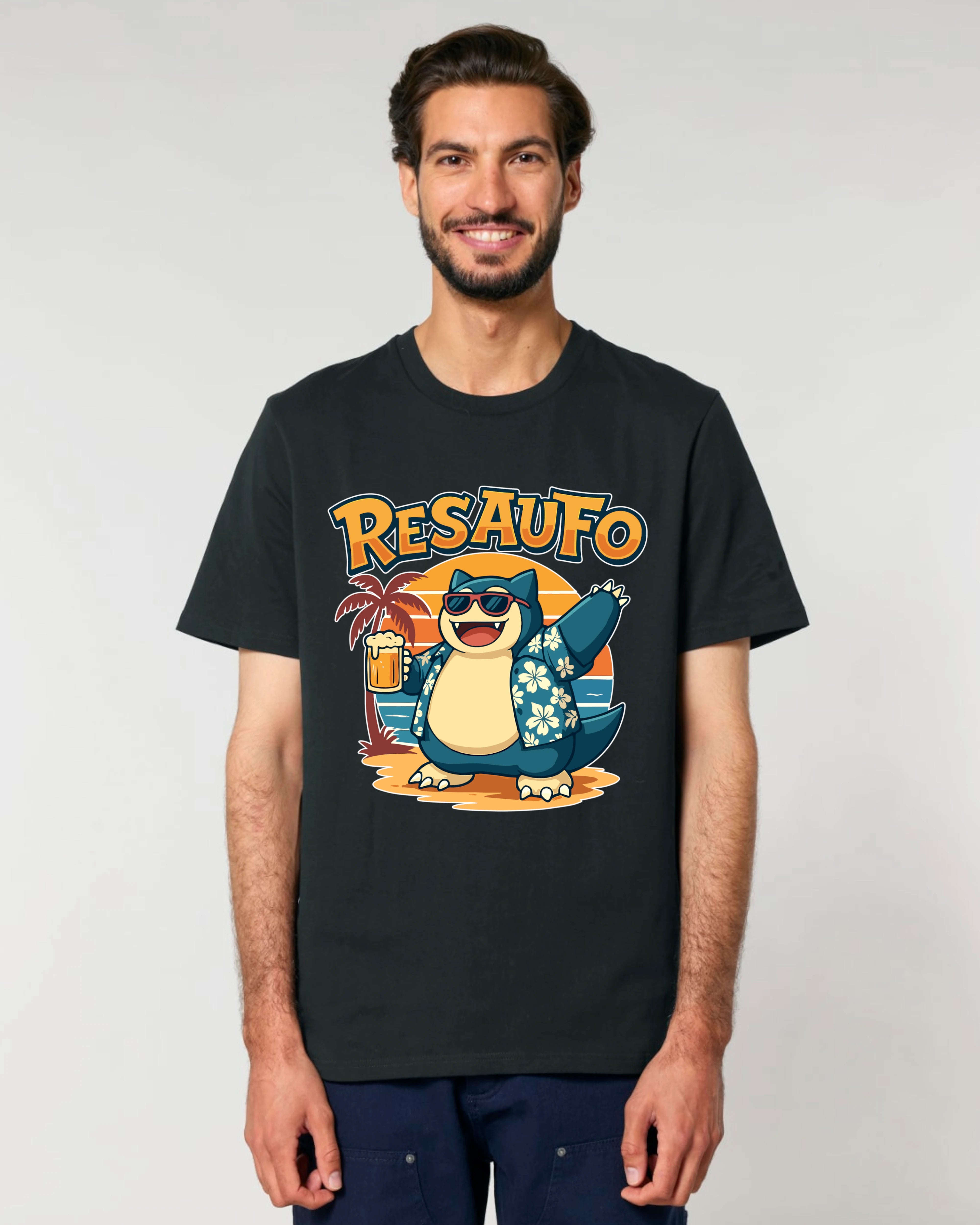 Resaufo – Snorlax Party T-Shirt für Festival & Saufurlaub | Teeflix