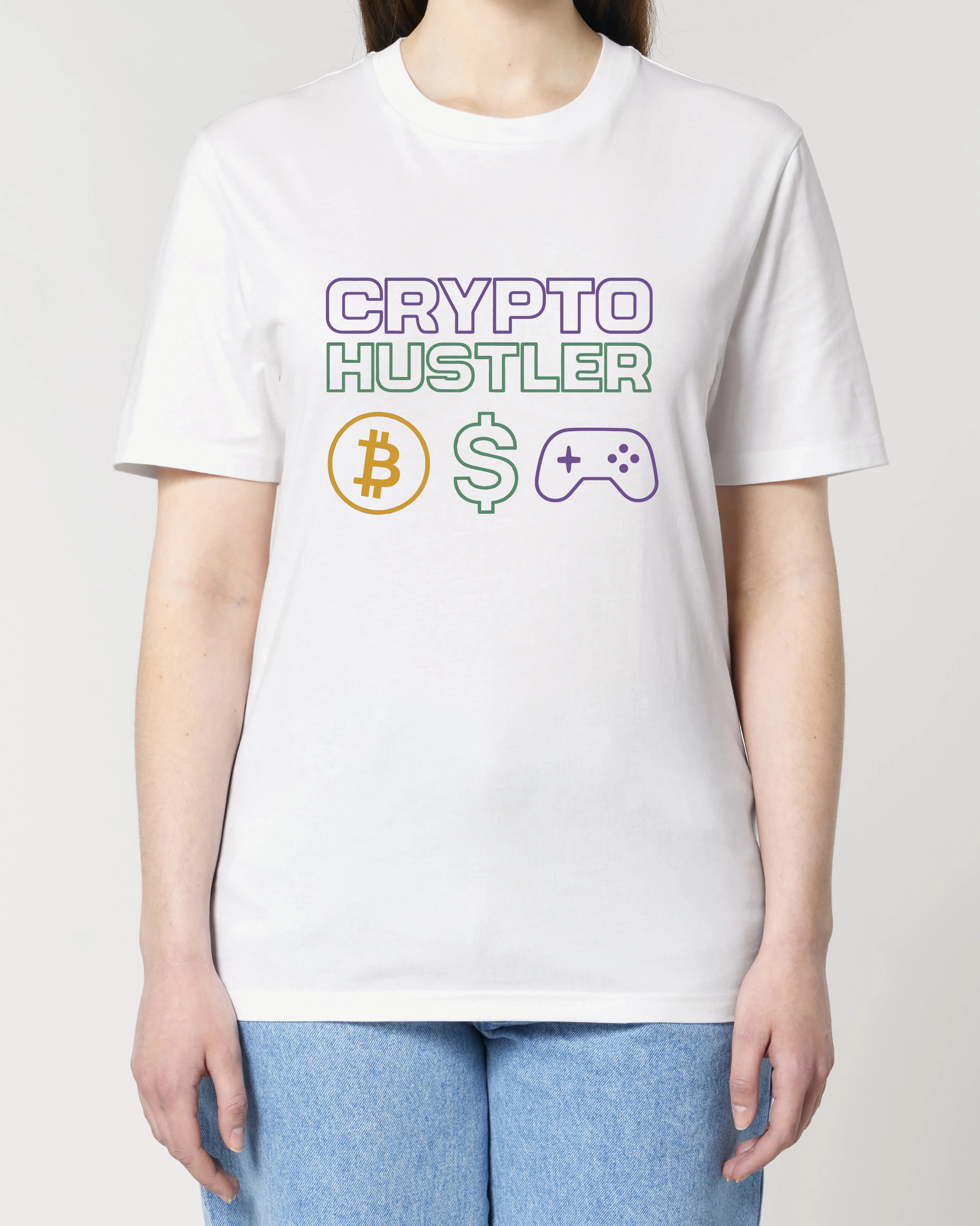 Crypto Hustler Bitcoin Dollar Gaming Crypto Shirt | Teeflix
