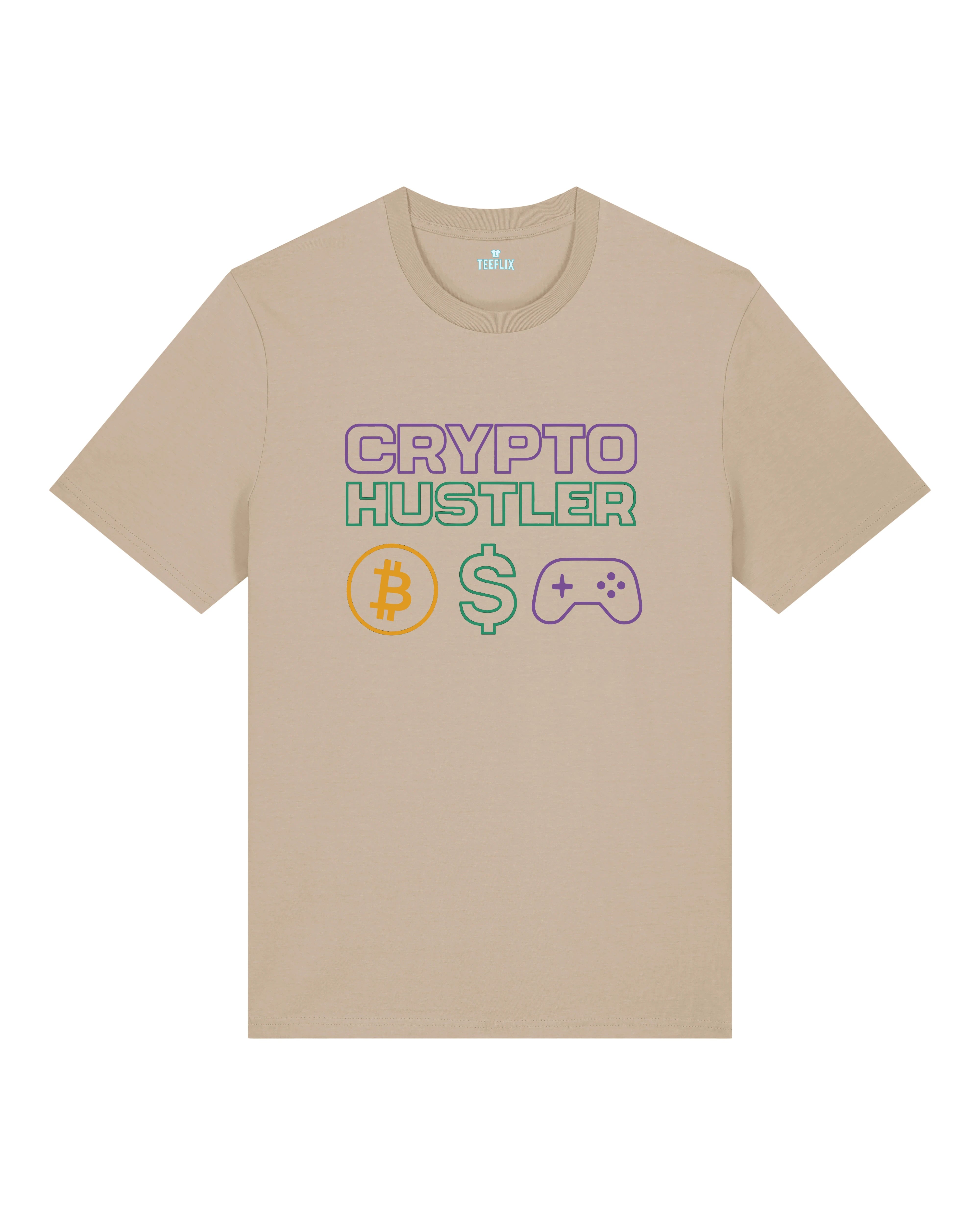 Crypto Hustler Bitcoin Dollar Gaming Crypto Shirt | Teeflix