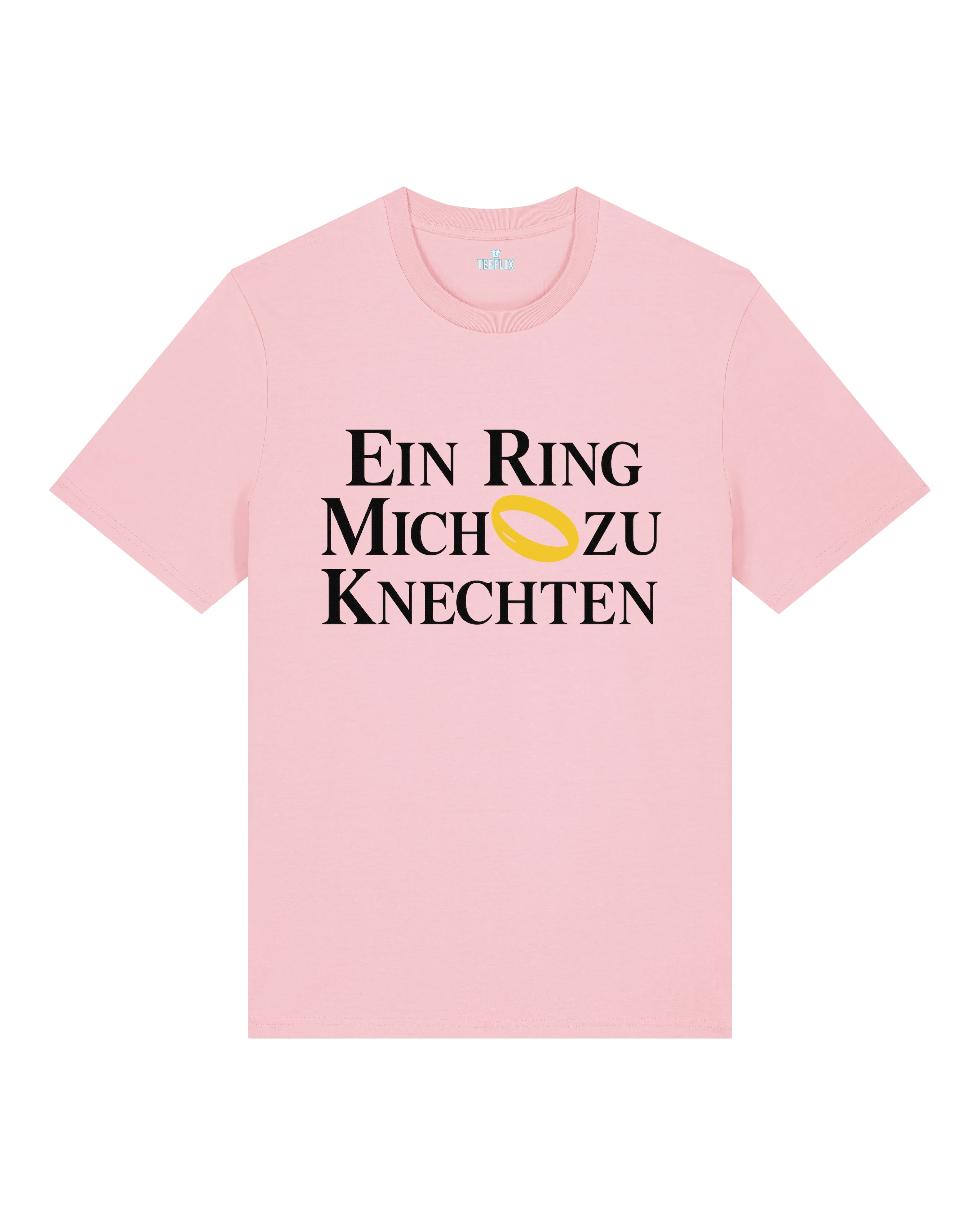Ein Ring Mich Zu Knechten Shirt Rosa – Team Braut Lustiges JGA T-Shirt Damen Teeflix