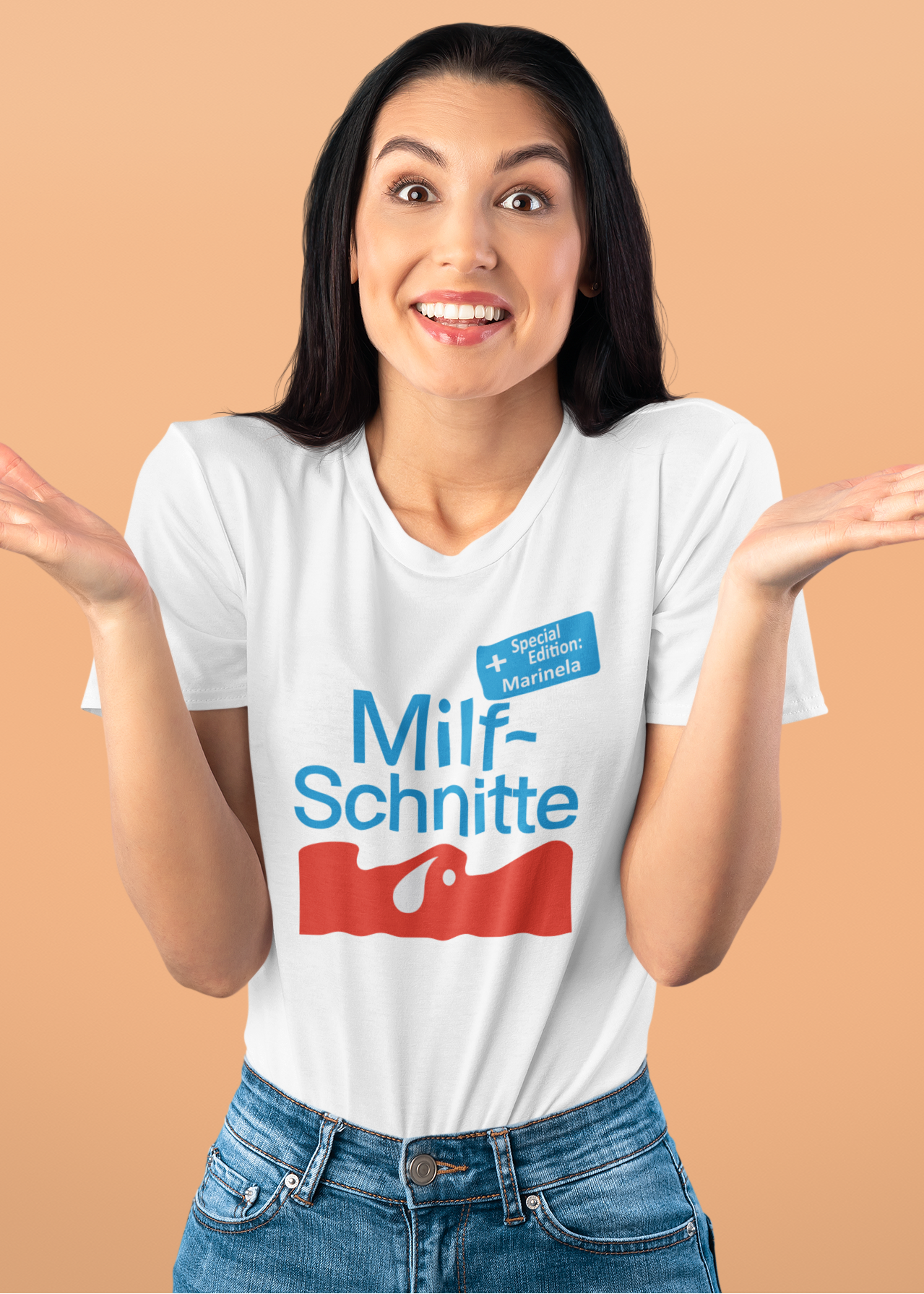 Milf-Schnitte Premium T-Shirt – Lustiges Meme Shirt | Teeflix Personalisierbar