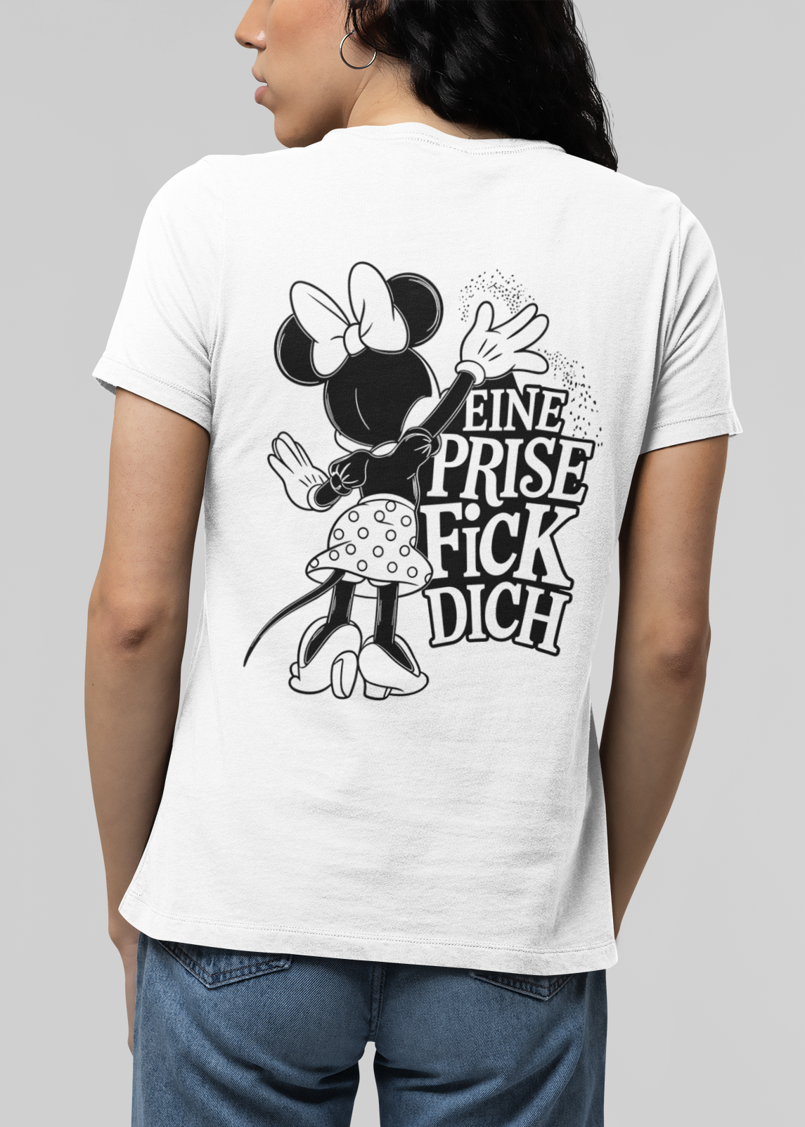 Eine Prise F* Dich" – Freches Statement Shirt mit Rückendruck | Teeflix