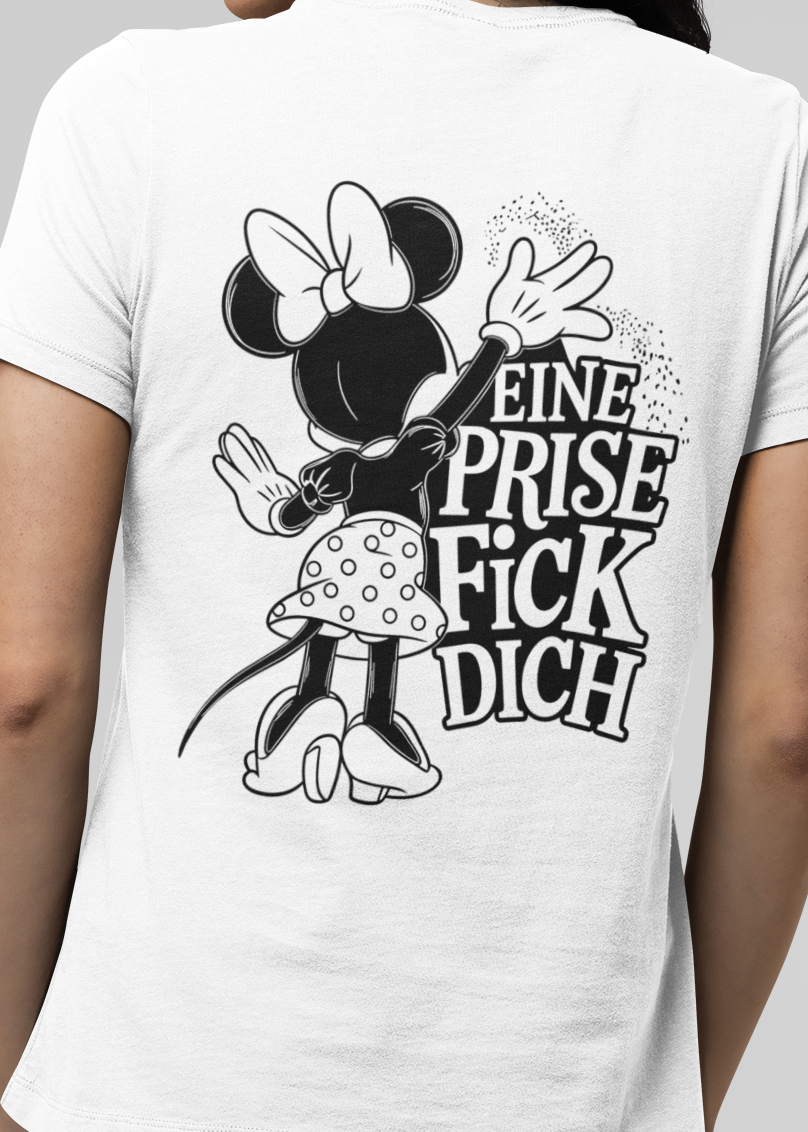Eine Prise F* Dich" – Freches Statement Shirt mit Rückendruck | Teeflix