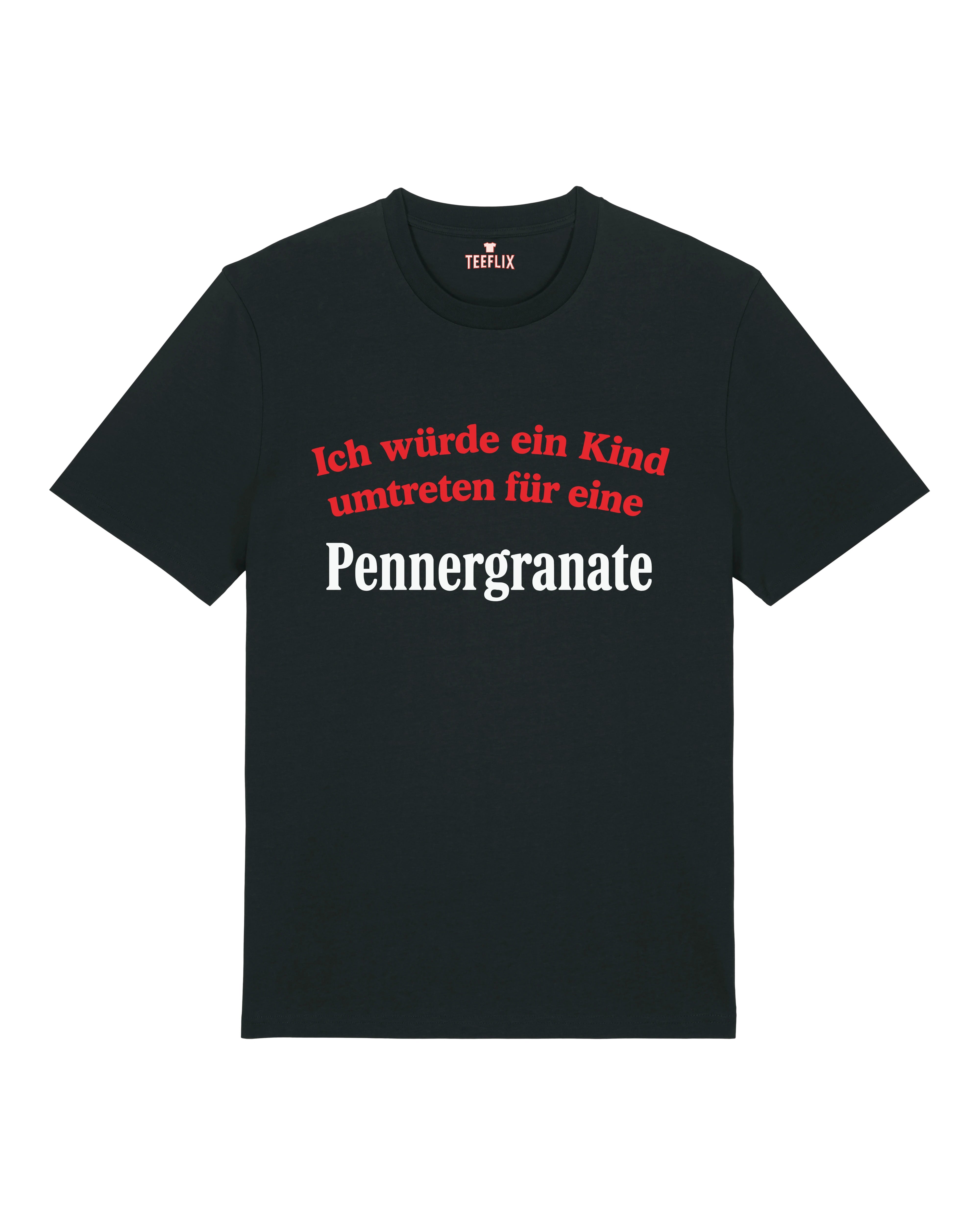 Schwarzes Statement-T-Shirt mit Satire-Spruch, Unisex Fit, schwarzer Humor Look von Teeflix