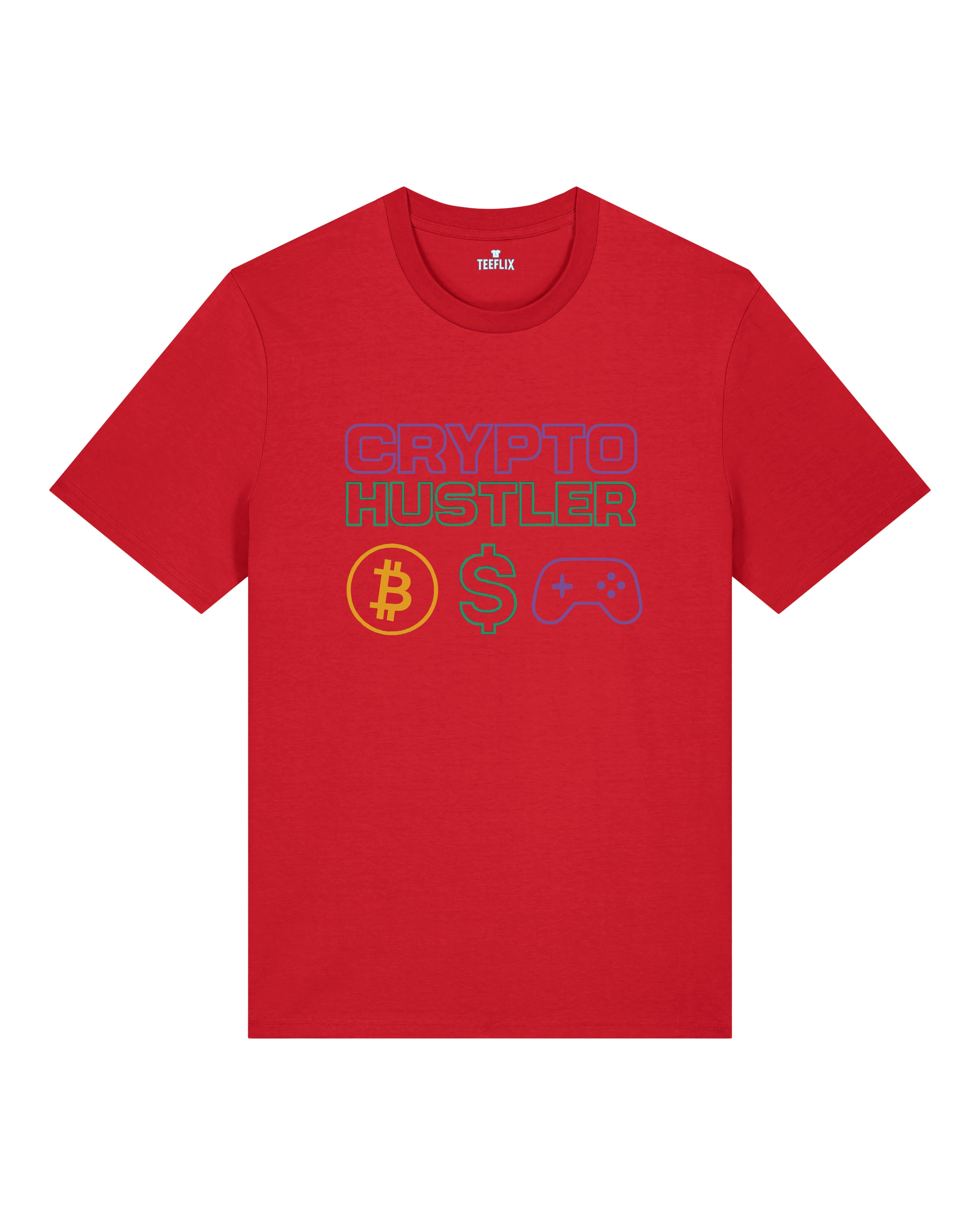 Crypto Hustler Bitcoin Dollar Gaming Crypto Shirt | Teeflix