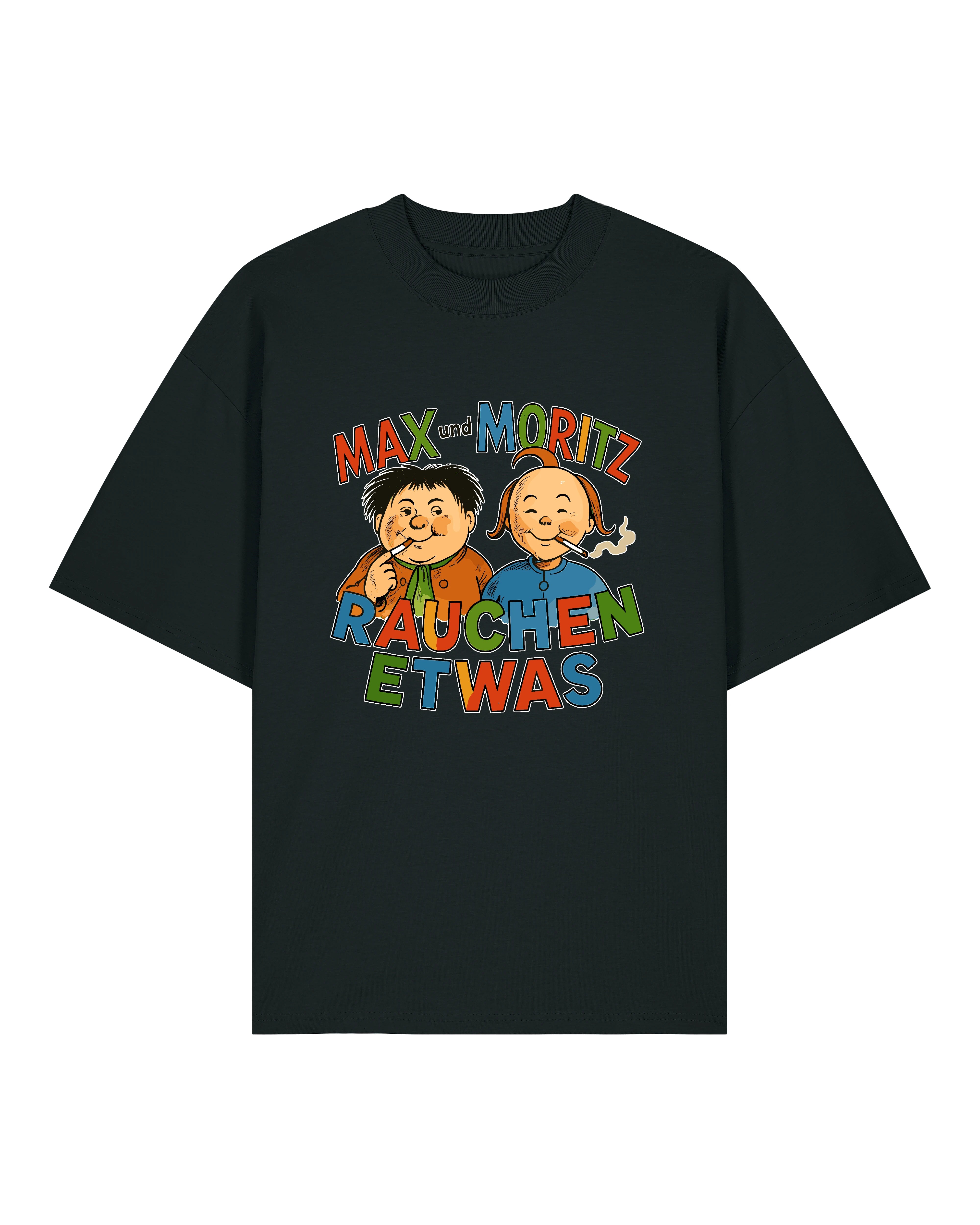 Max und Moritz Rauchen etwas - Premium Shirt Unisex