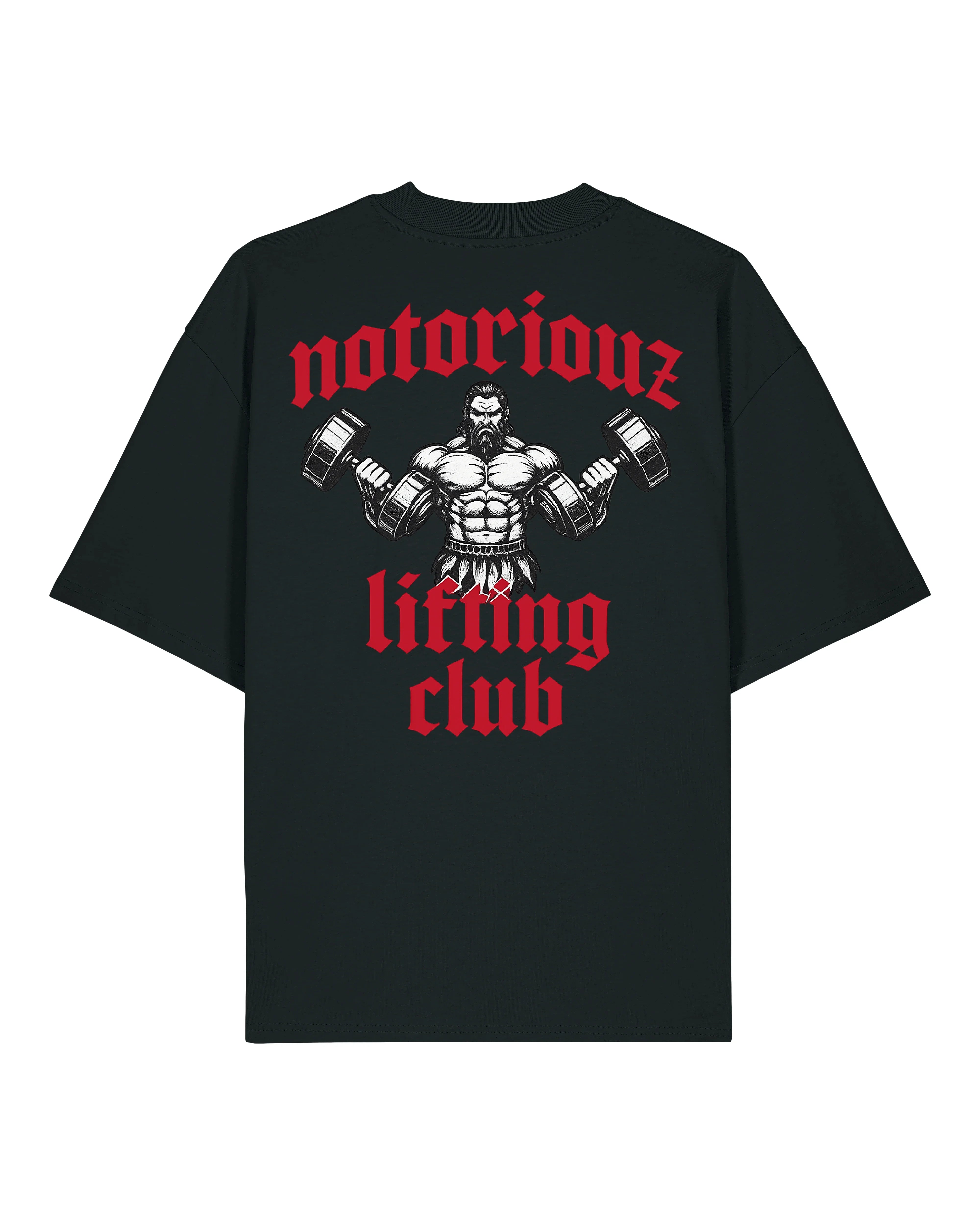 Lifting Club Oversized Tee | Notoriouz Sportswear