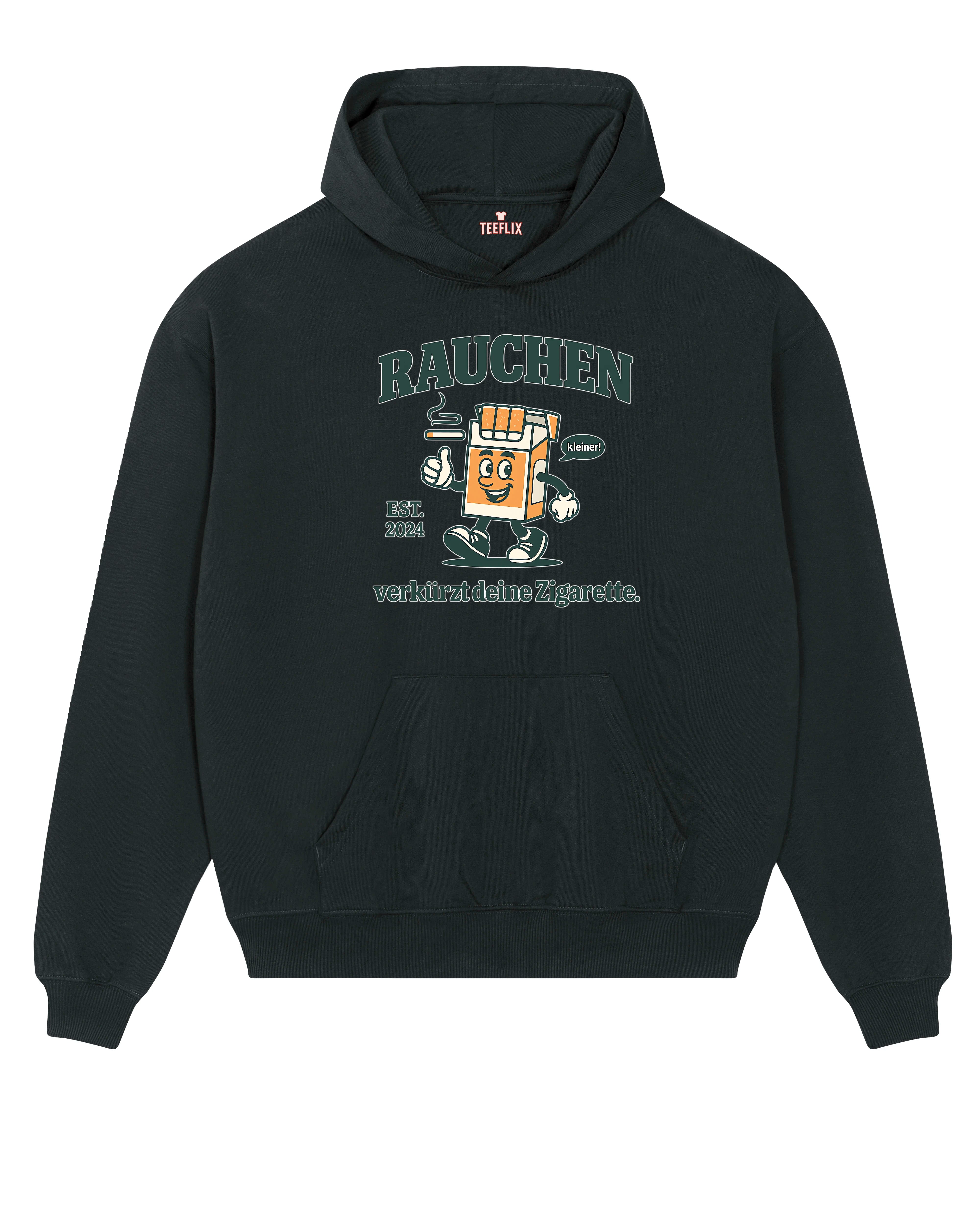 Rauchen Hoodie, schwarzer Humor Hoodie, Streetwear Pullover, lustiger Hoodie, Sprüche Hoodie, Geschenk für Raucher


