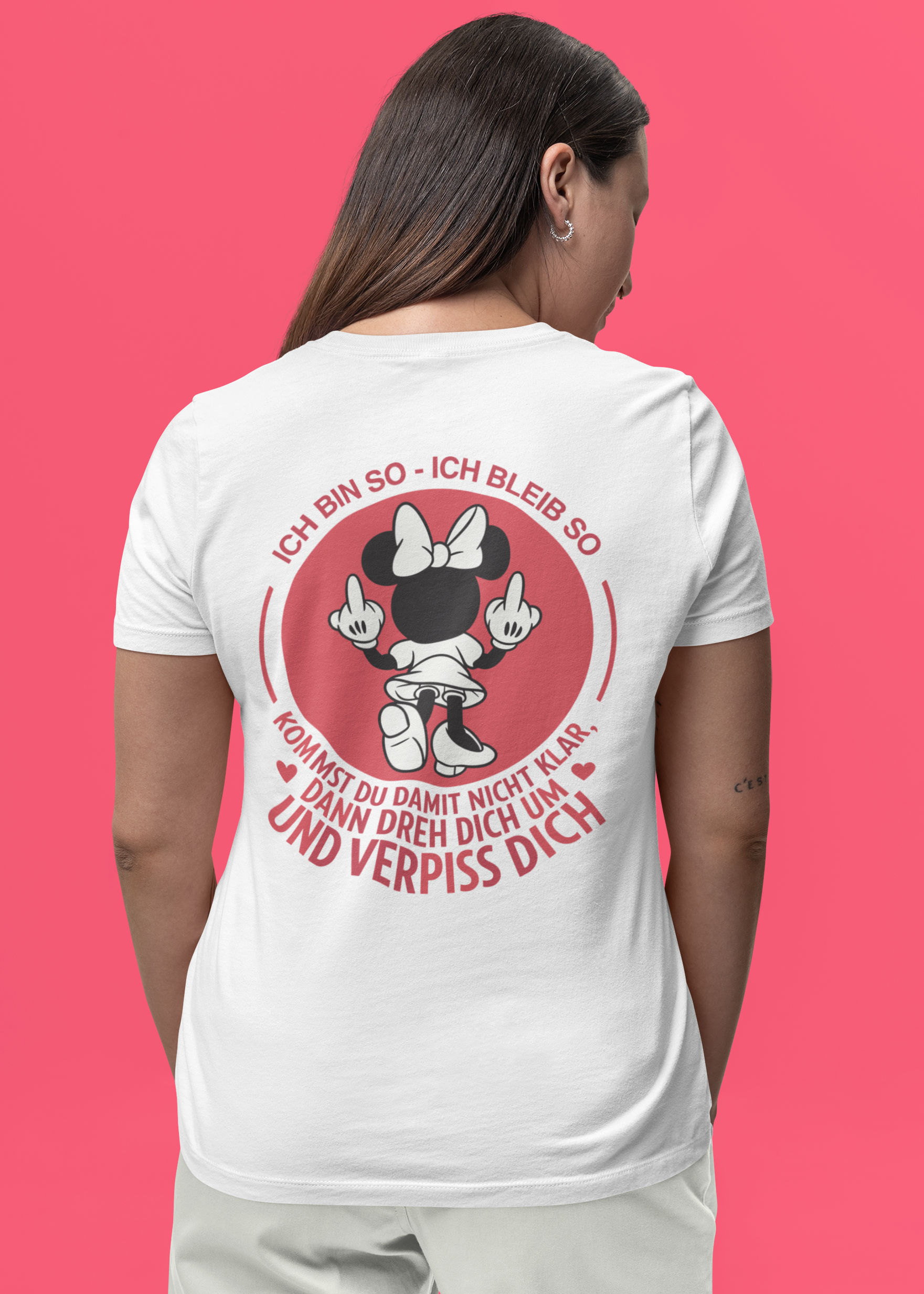 Ich bin so – Statement Shirt mit frechem Rückendruck | Teeflix