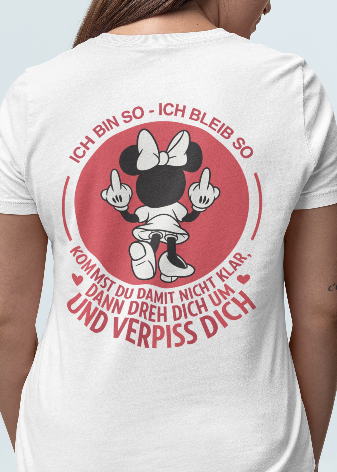 Ich bin so – Statement Shirt mit frechem Rückendruck | Teeflix