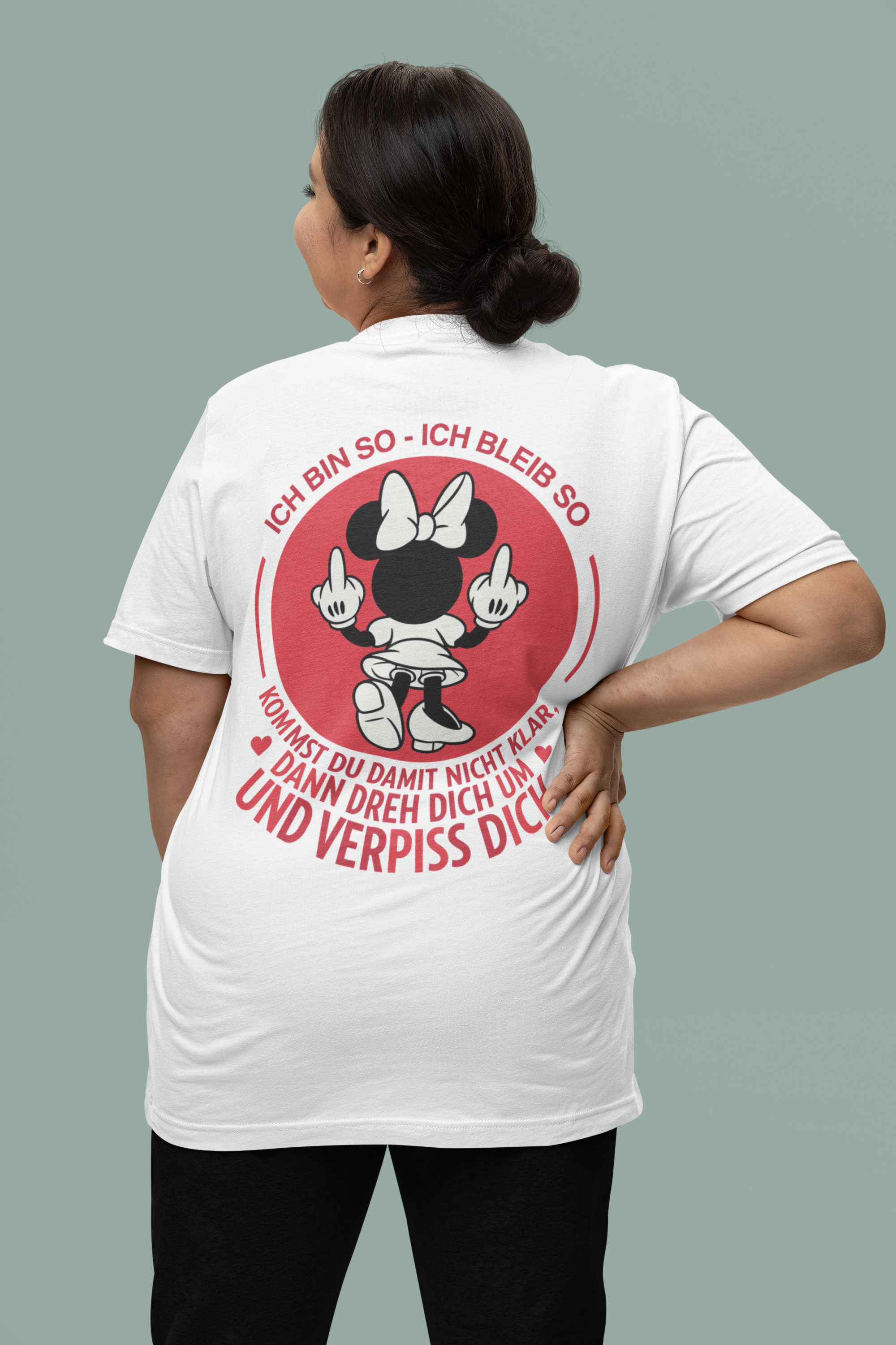 Ich bin so – Statement Shirt mit frechem Rückendruck | Teeflix