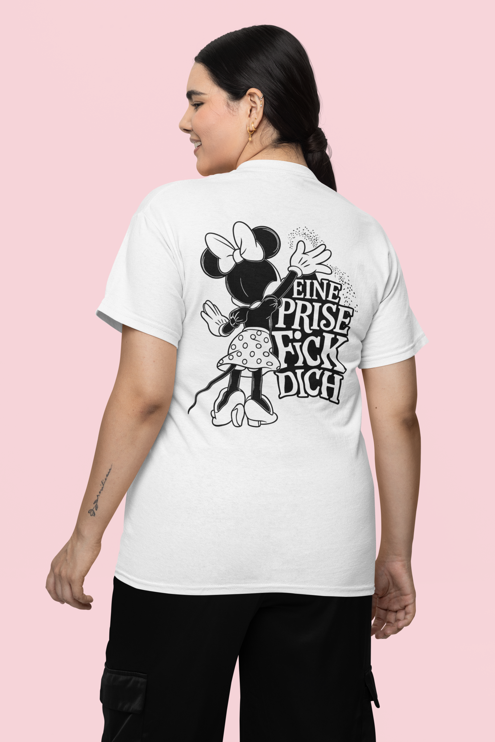 Eine Prise F* Dich" – Freches Statement Shirt mit Rückendruck | Teeflix