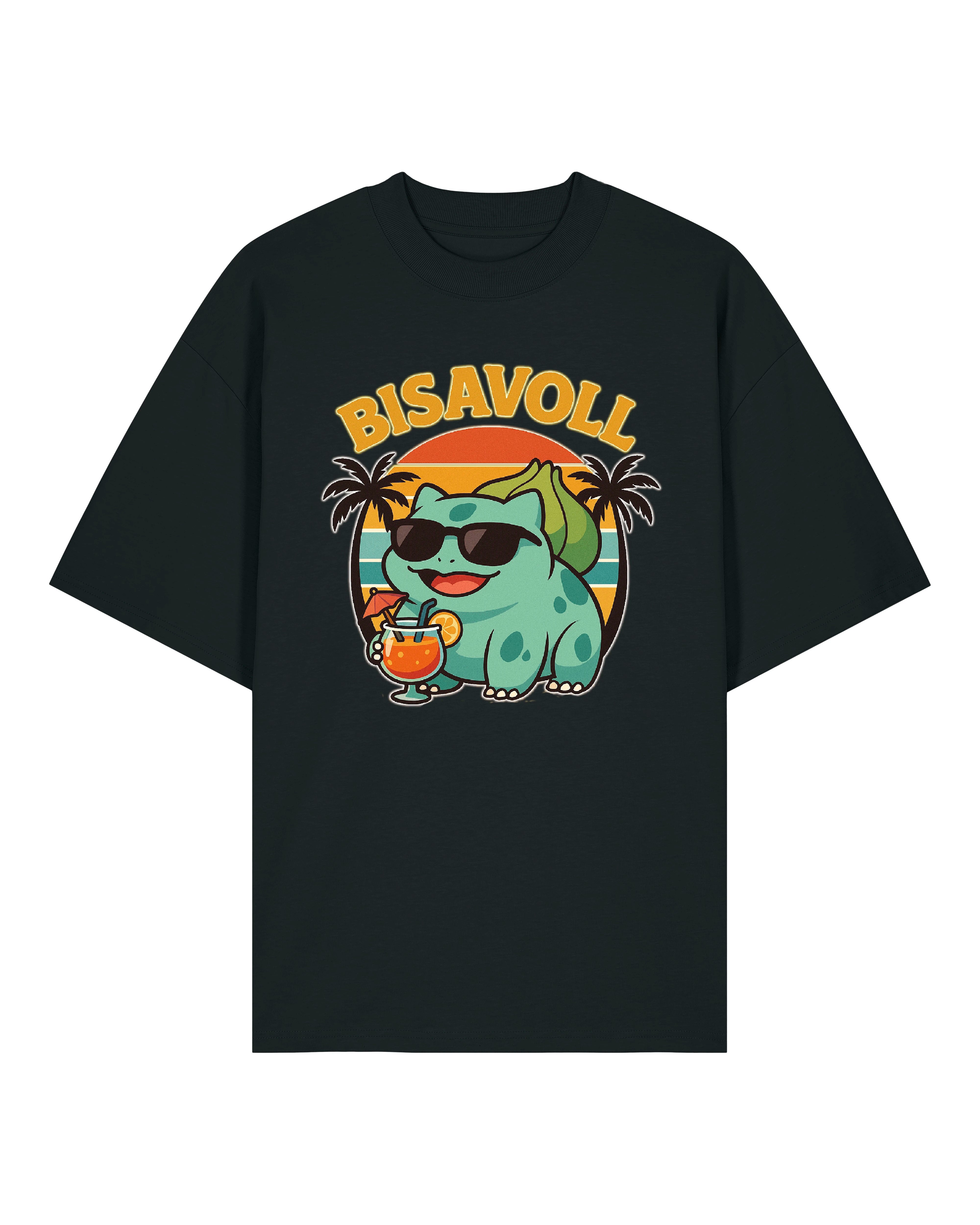 Oversized Bisavoll Shirt in Schwarz – Witziges T-Shirt für Männer & Frauen – Teeflix