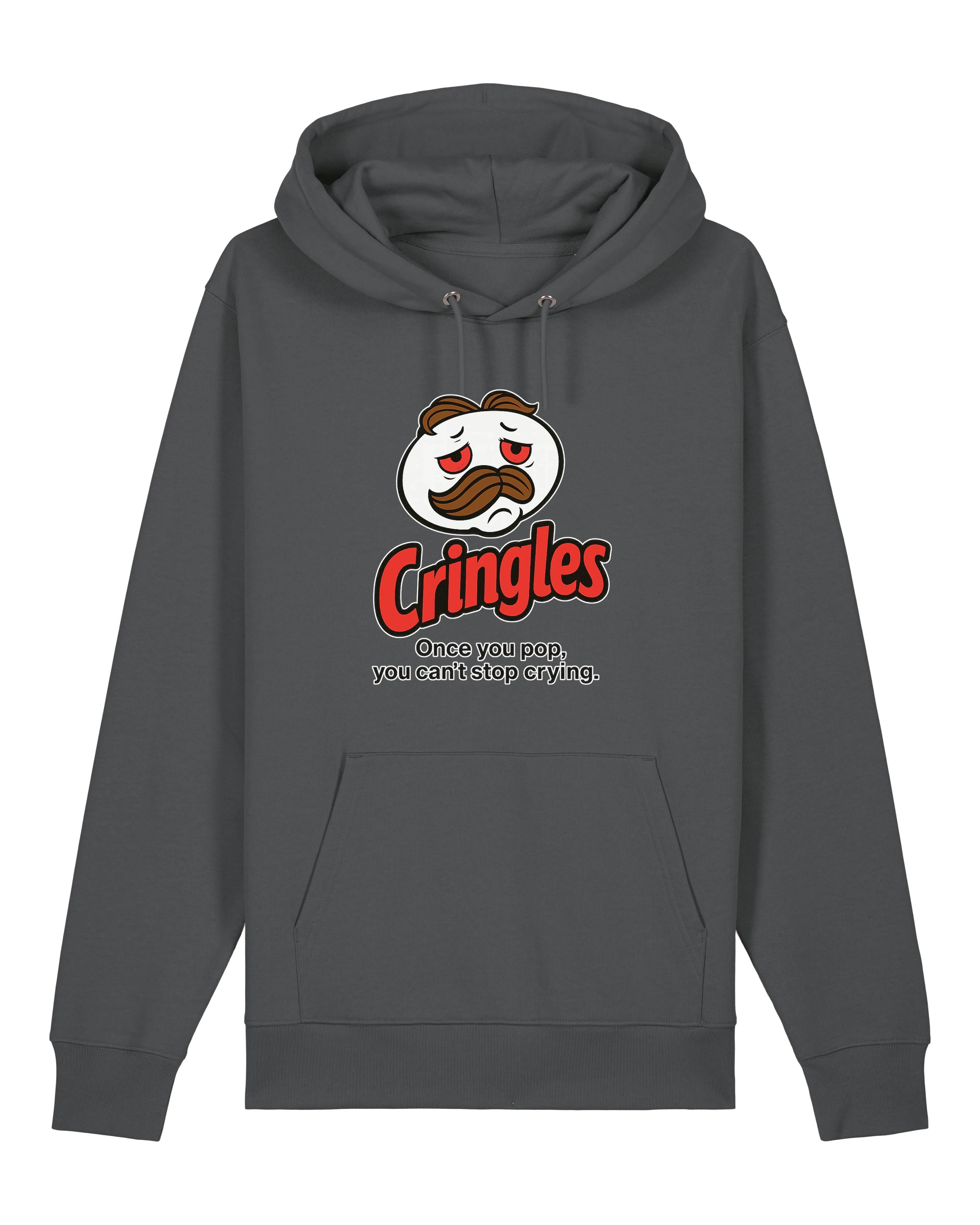 Cringles Hoodie Anthrazit – Lustiger Sprüche Pullover Parodie