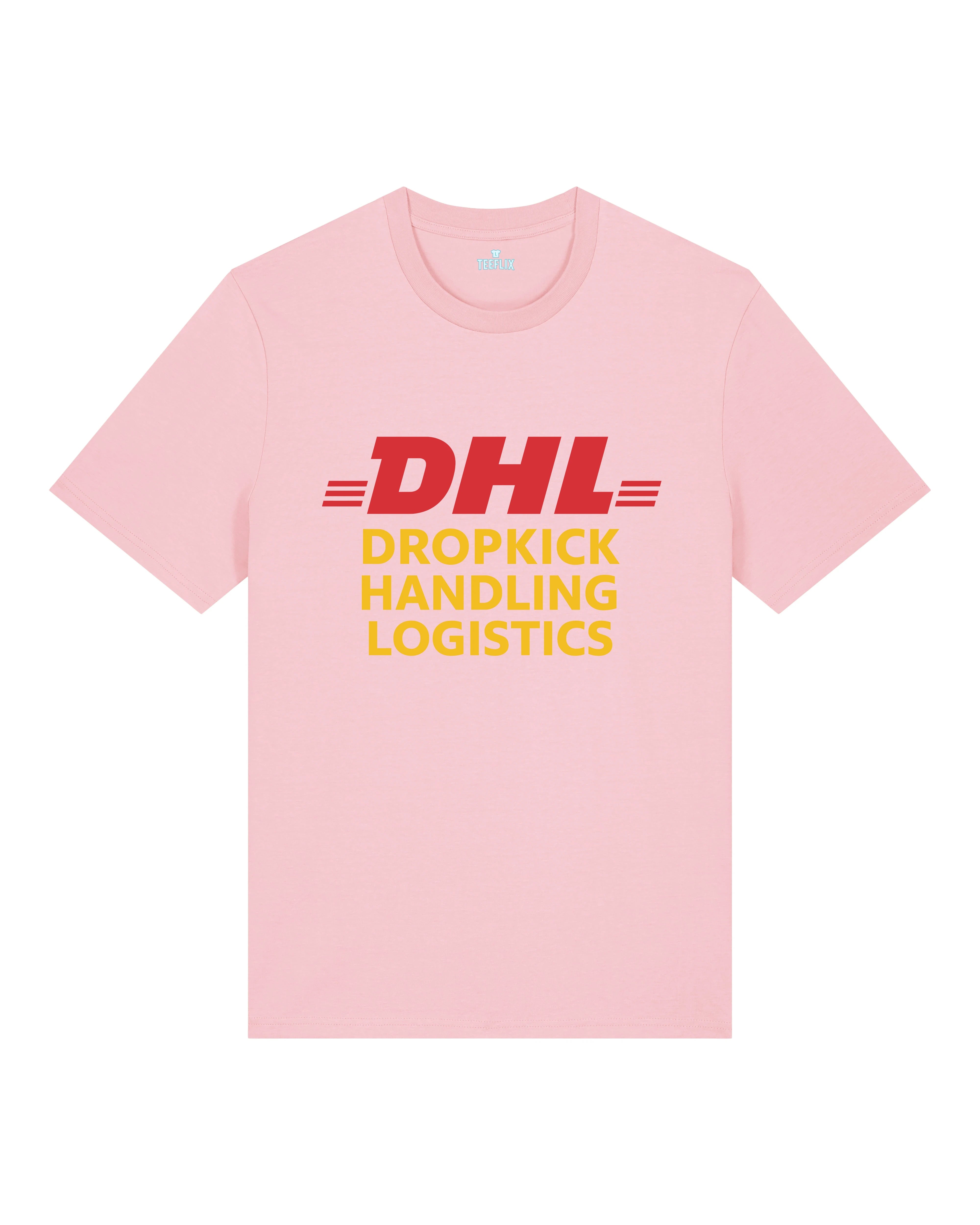 Lustiges Shirt DHL Parodie Pink – Statement T-Shirt Damen