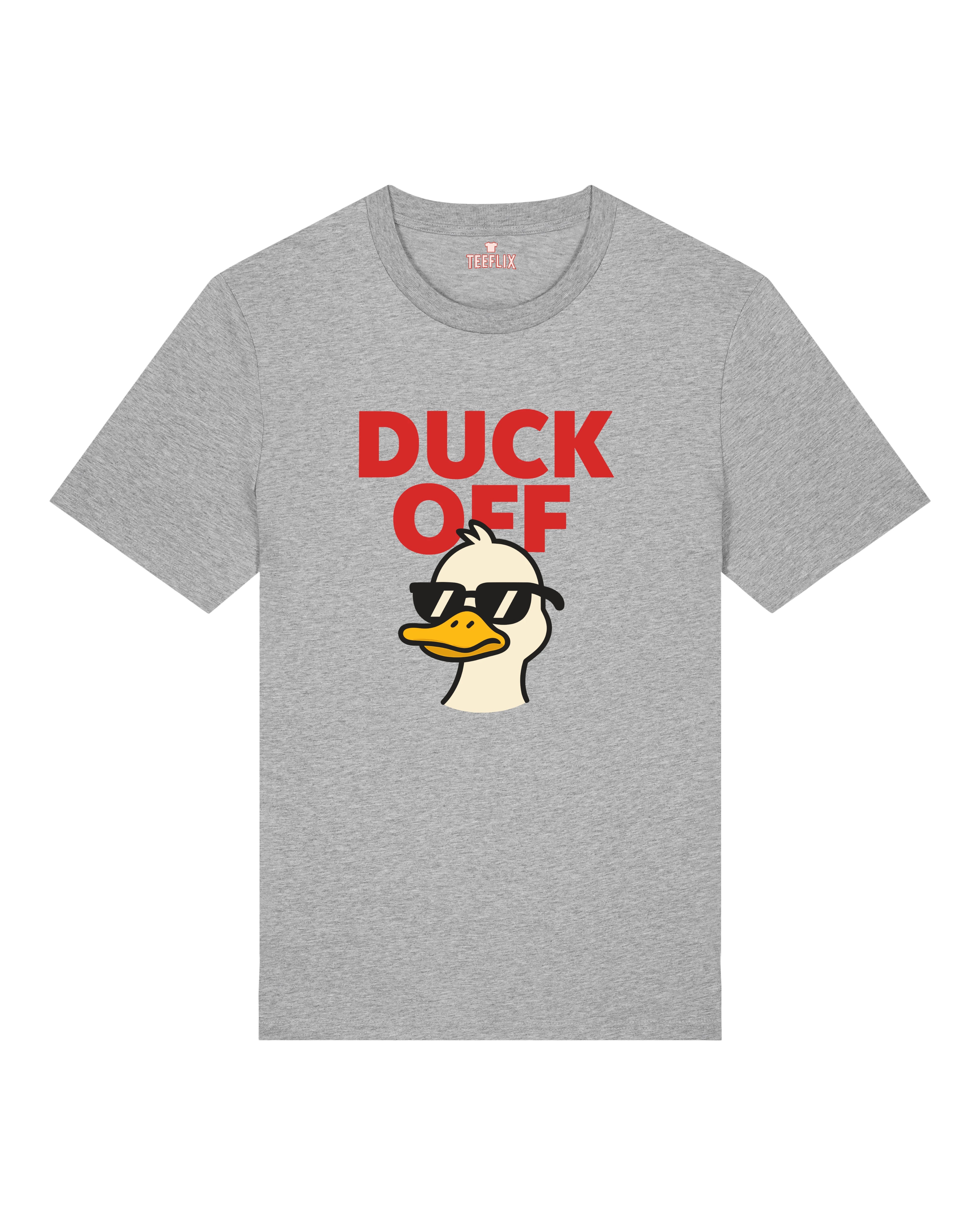 Lustiges Shirt Duck Off Grau – Witziges T-Shirt Meme Style