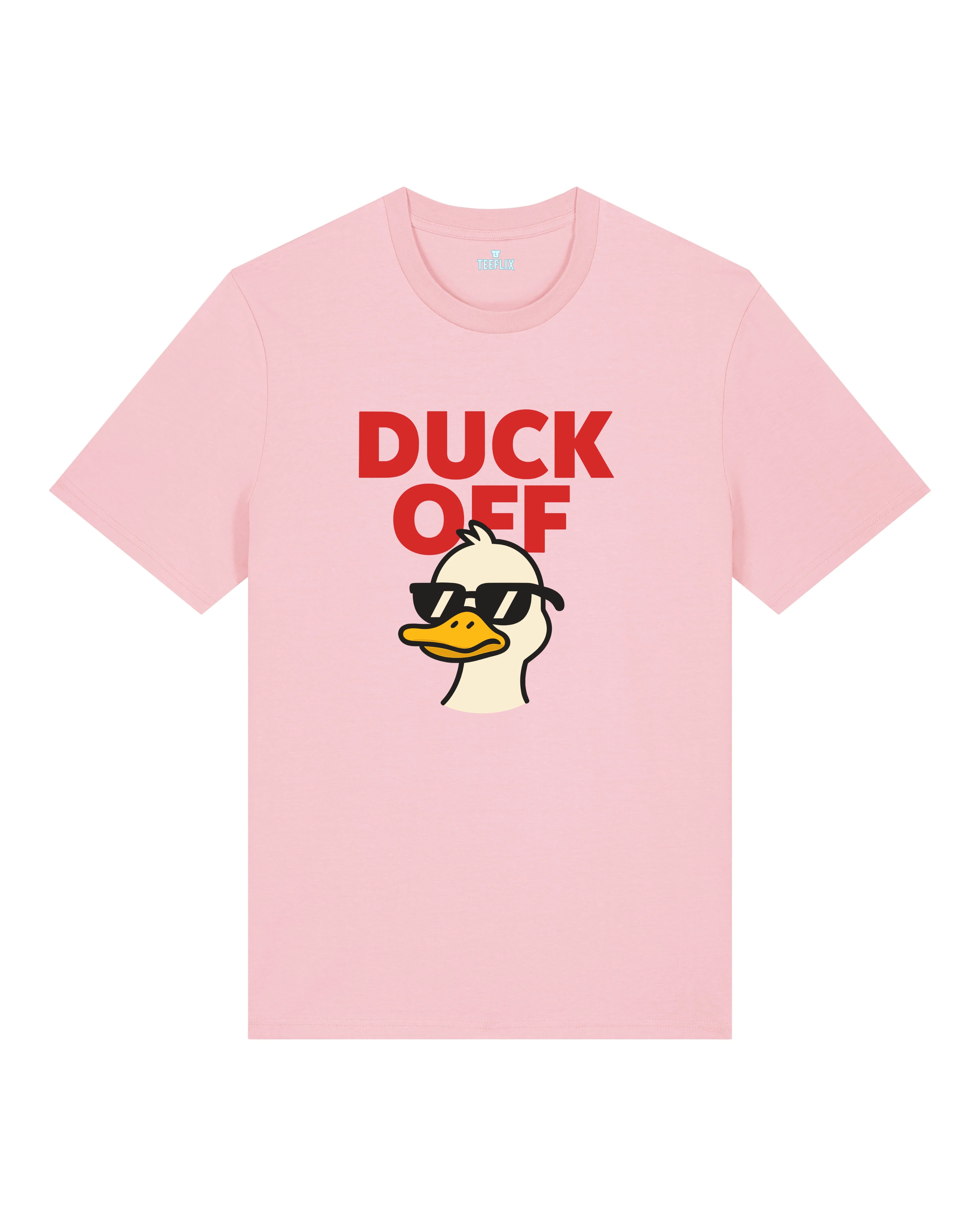 Lustiges Shirt Duck Off Pink – Statement T-Shirt Damen mit Ente