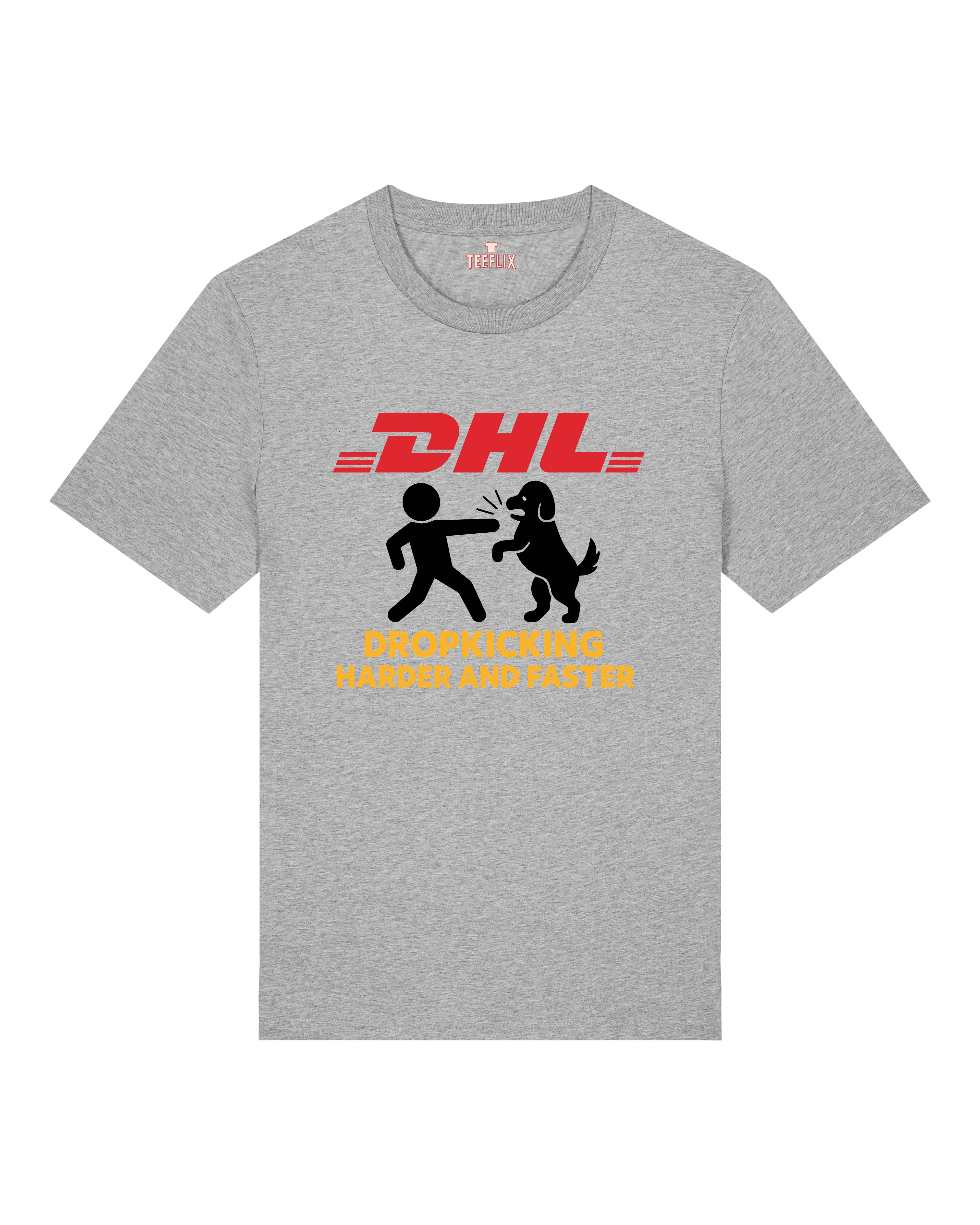 DHL Parodie Dropkicking Harder And Faster Lustiges Shirt| Teeflix