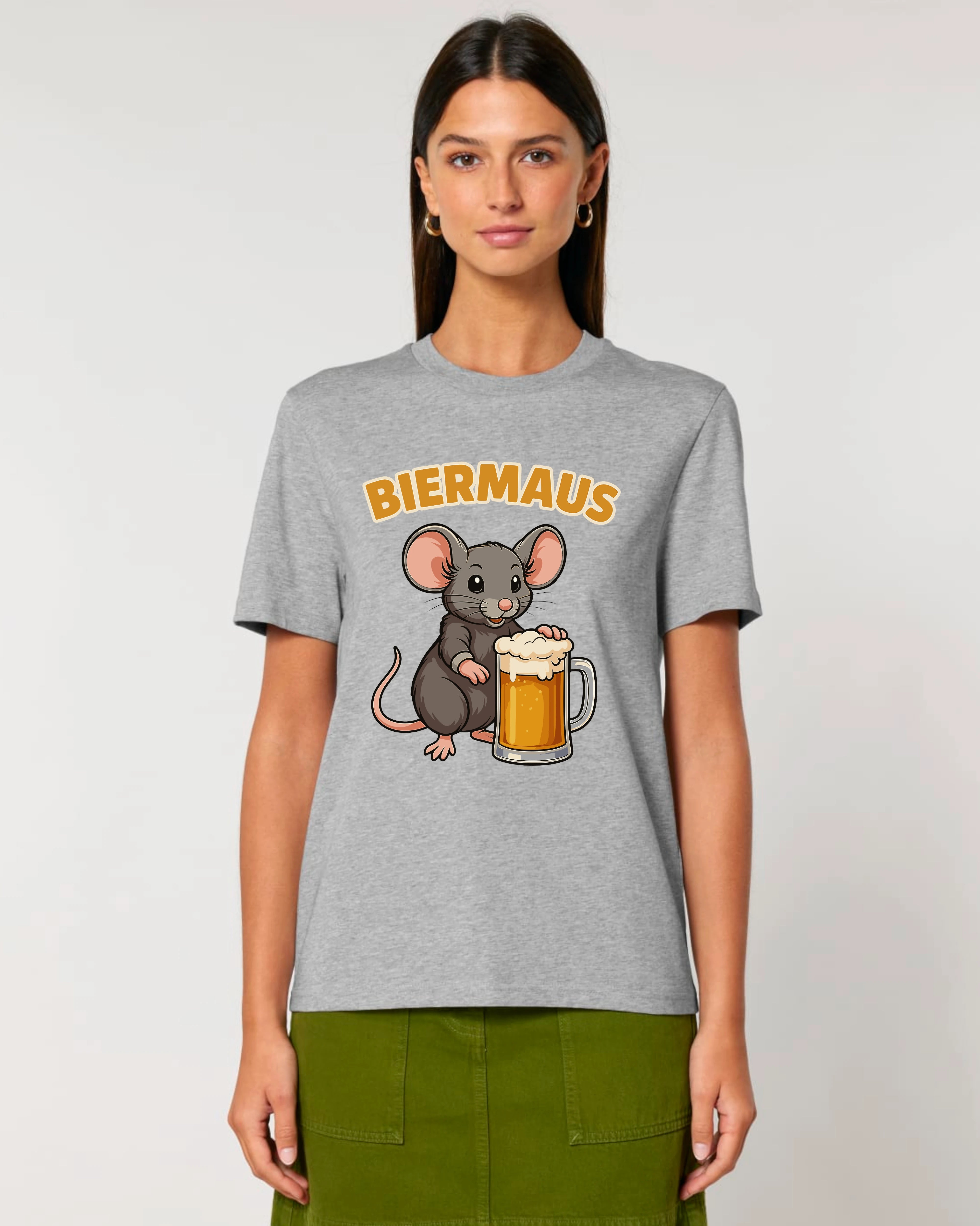 Biermaus T-Shirt – Lustiges Bier-Shirt mit Maus-Motiv | Teeflix