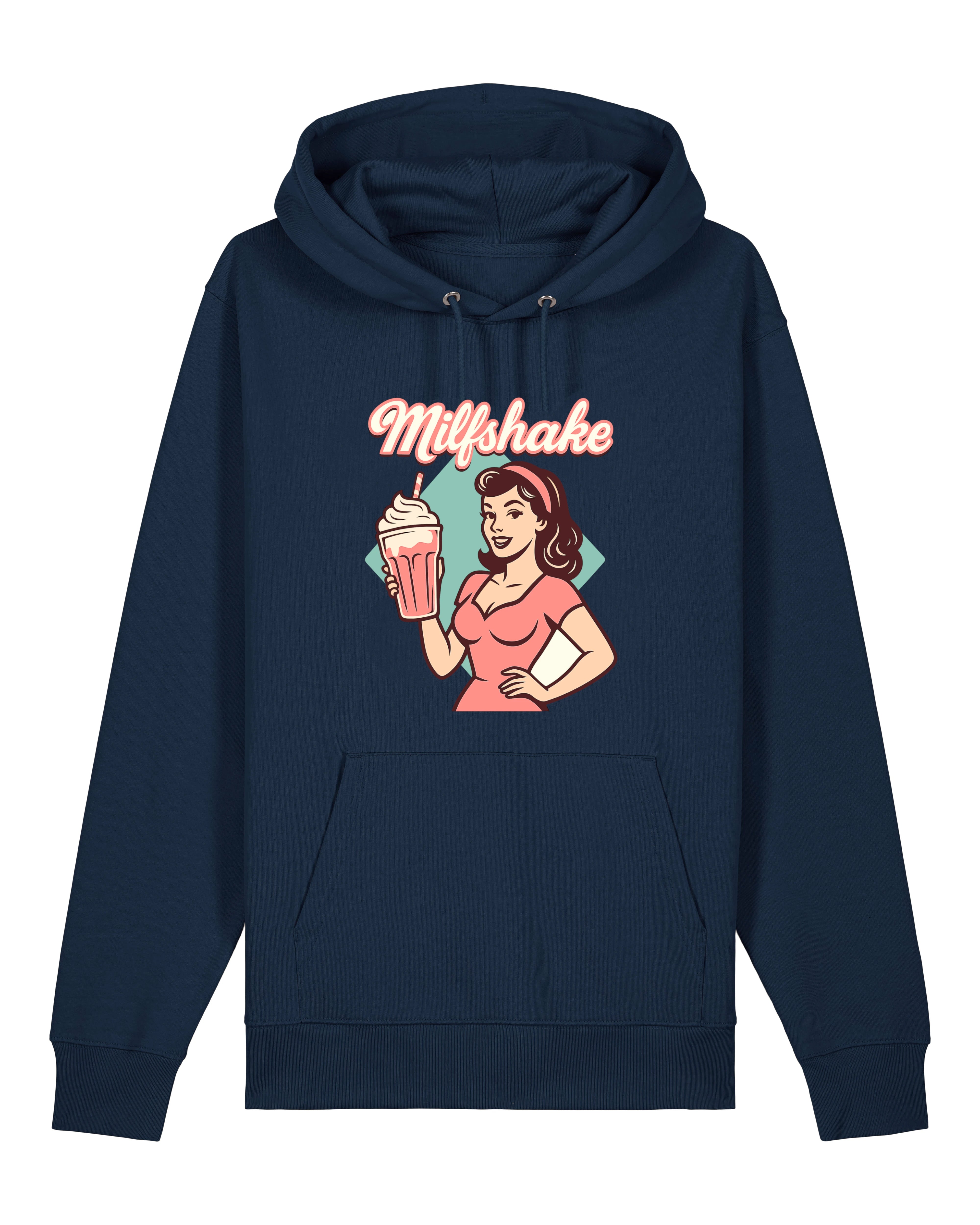 Milfshake Hoodie Retro Fun Streetwear | Teeflix