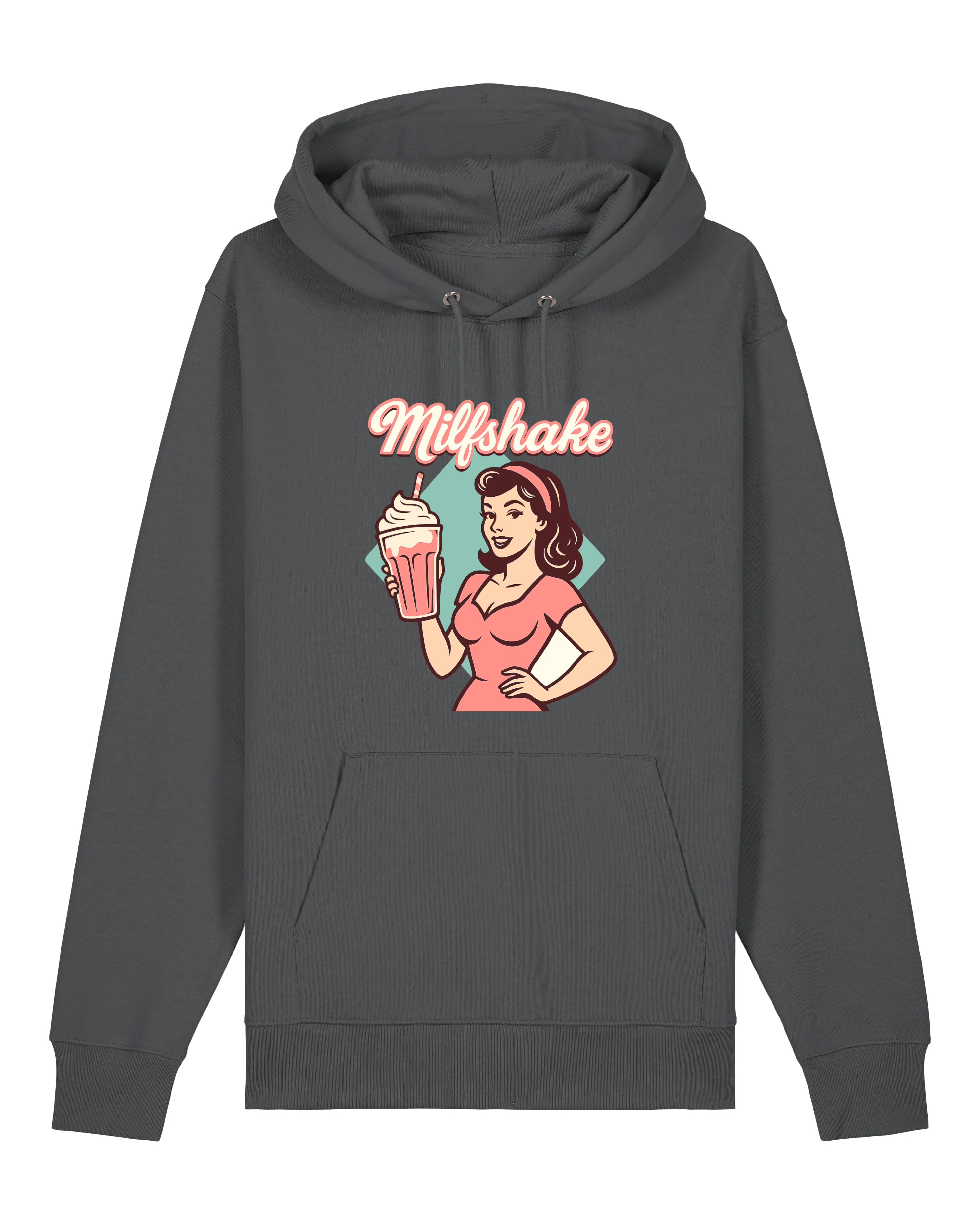 Milfshake Hoodie Retro Fun Streetwear | Teeflix