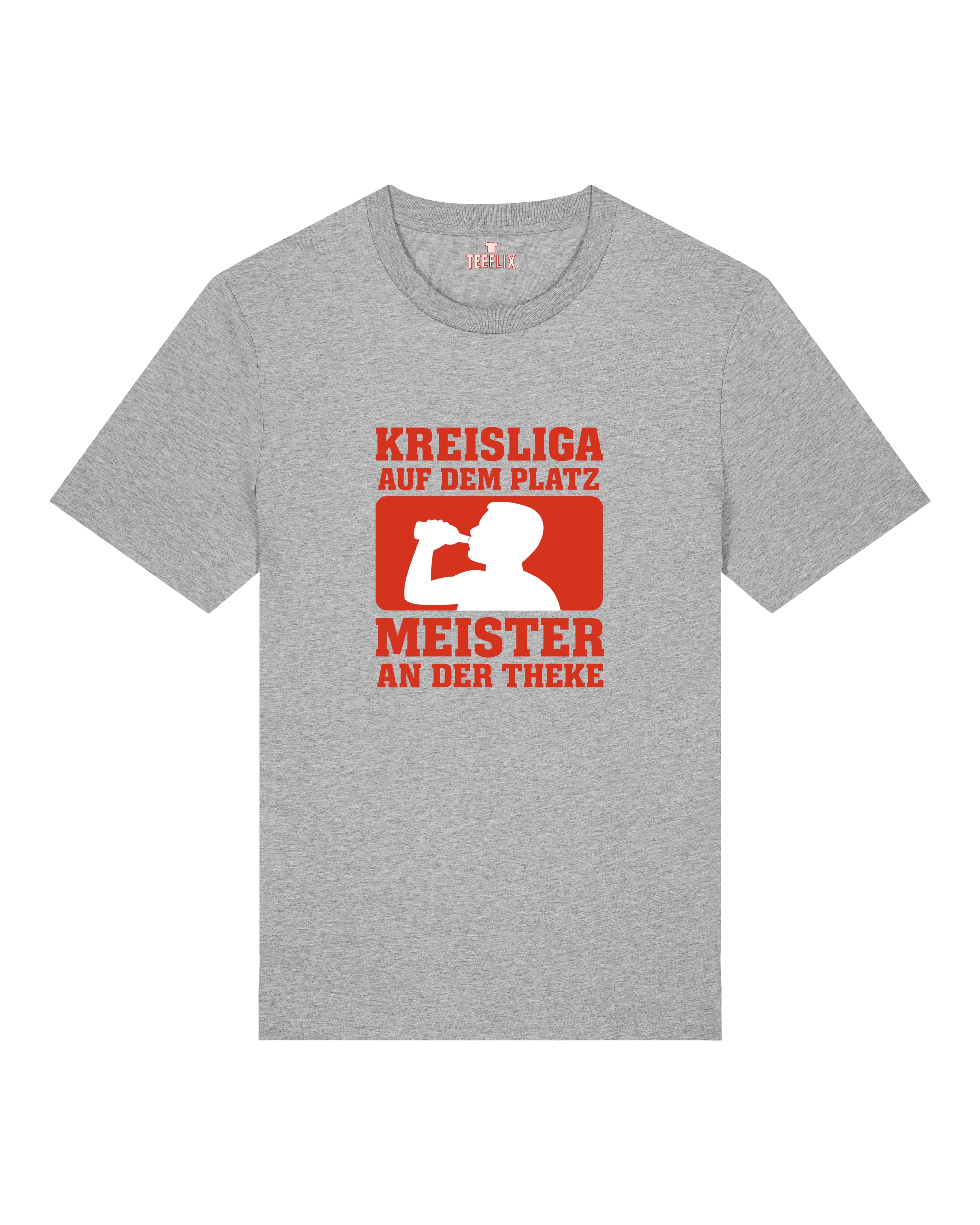 Kreisliga Shirt Meister an der Theke Fußball Spruchshirt | Teeflix