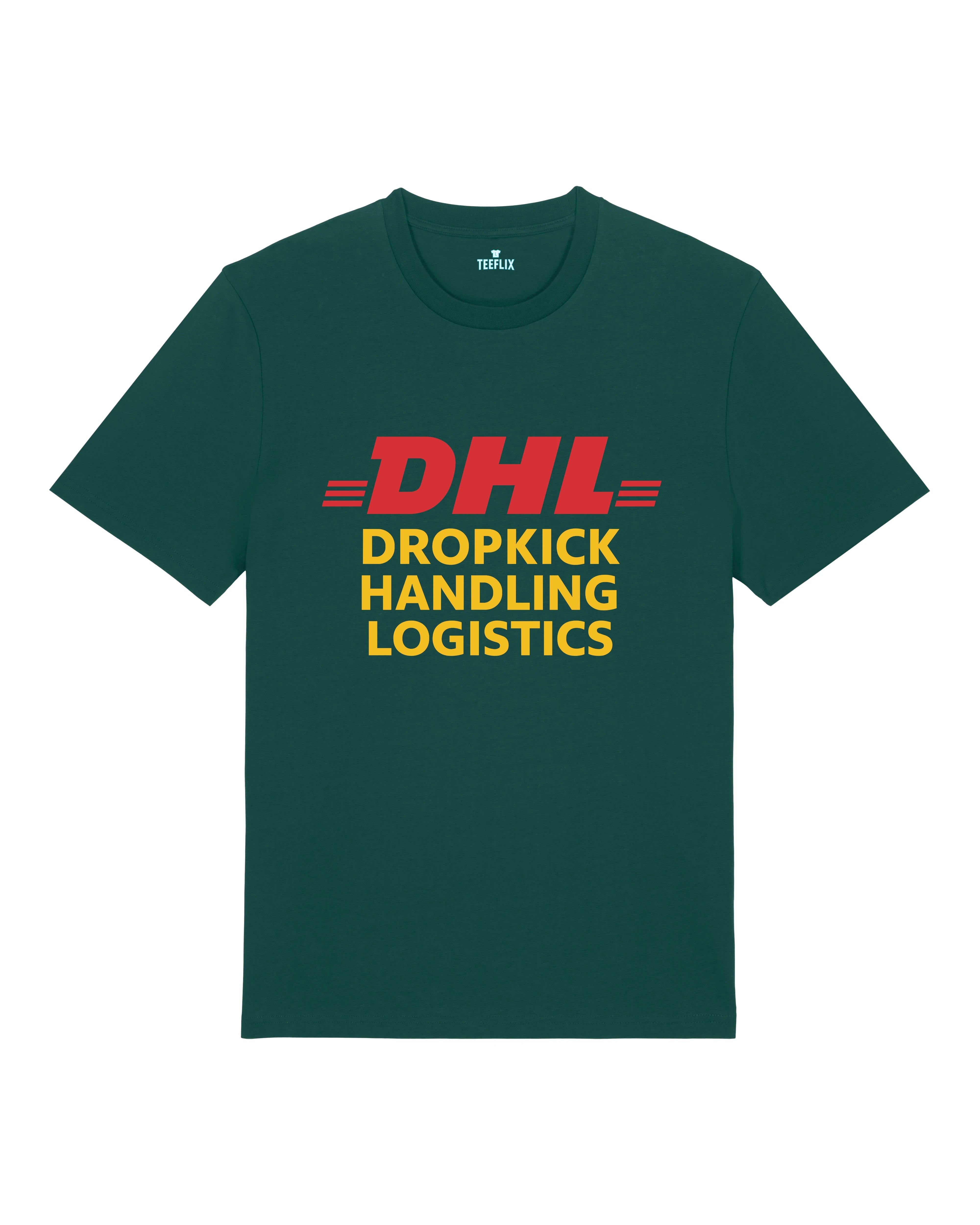 DHL Parodie Dropkick Handling Logistics Lustiges Shirt | Teeflix