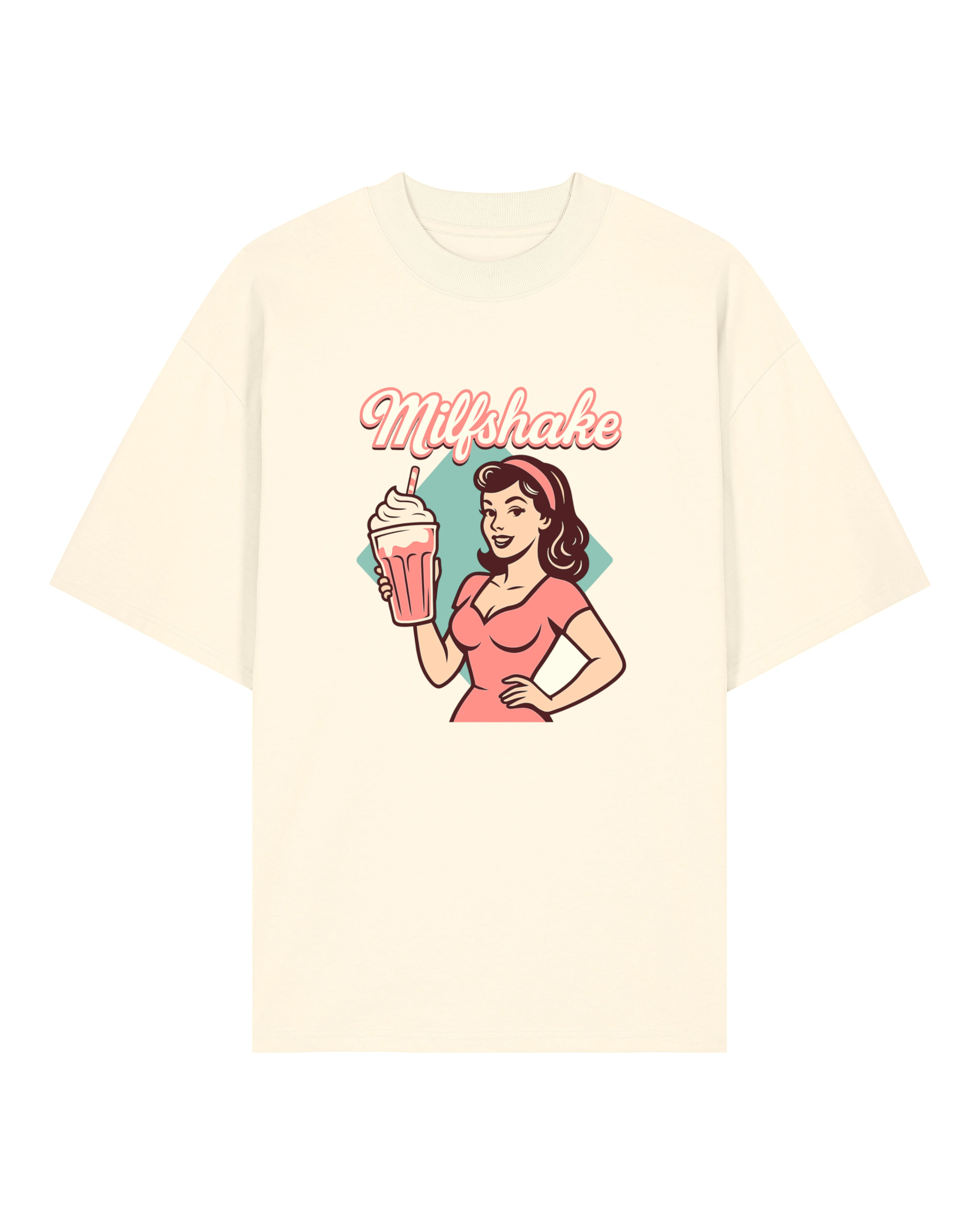 Milfshake T-Shirt – Lustiges Retro Oversize Shirt | Teeflix