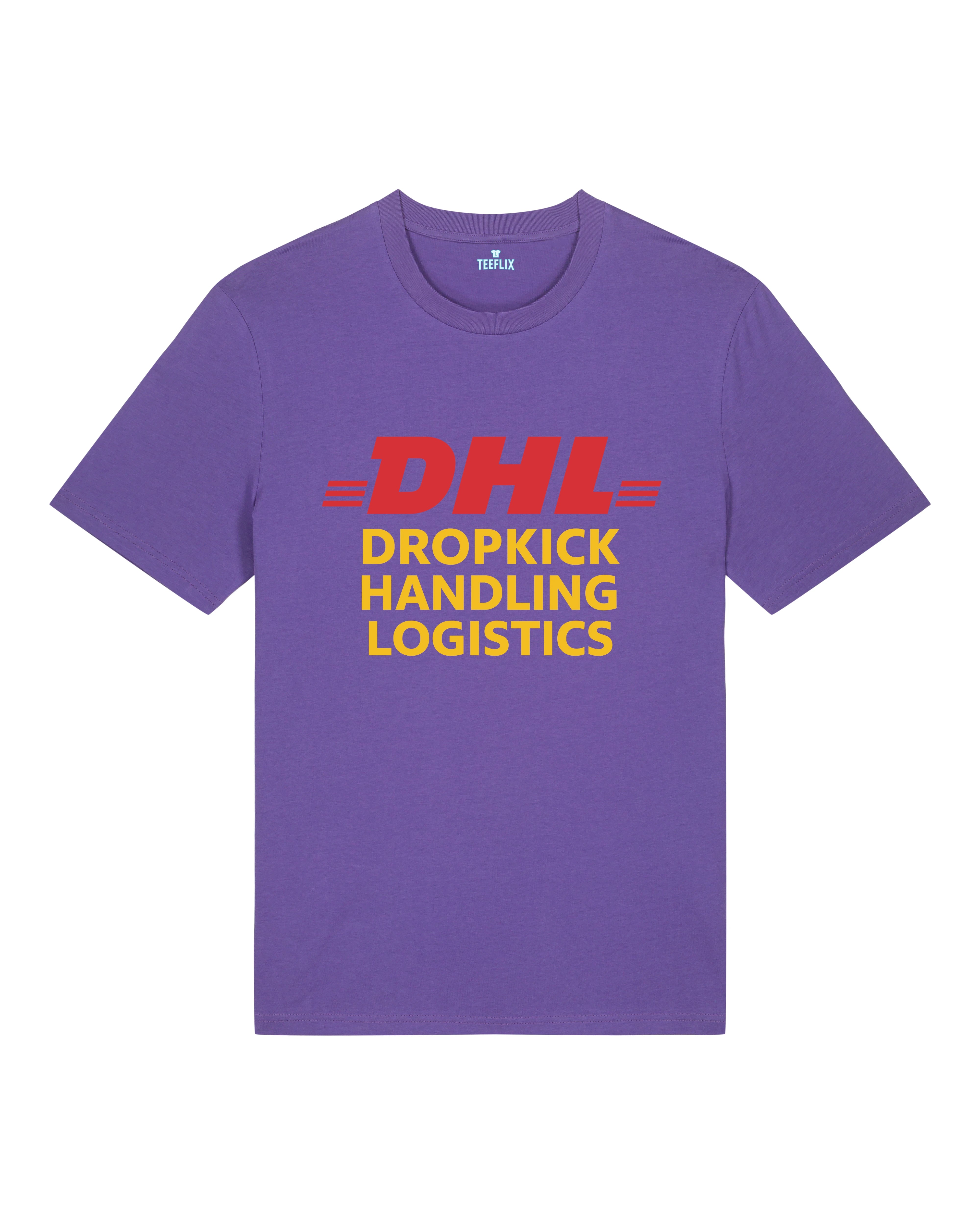 DHL Parodie Dropkick Handling Logistics Lustiges Shirt | Teeflix