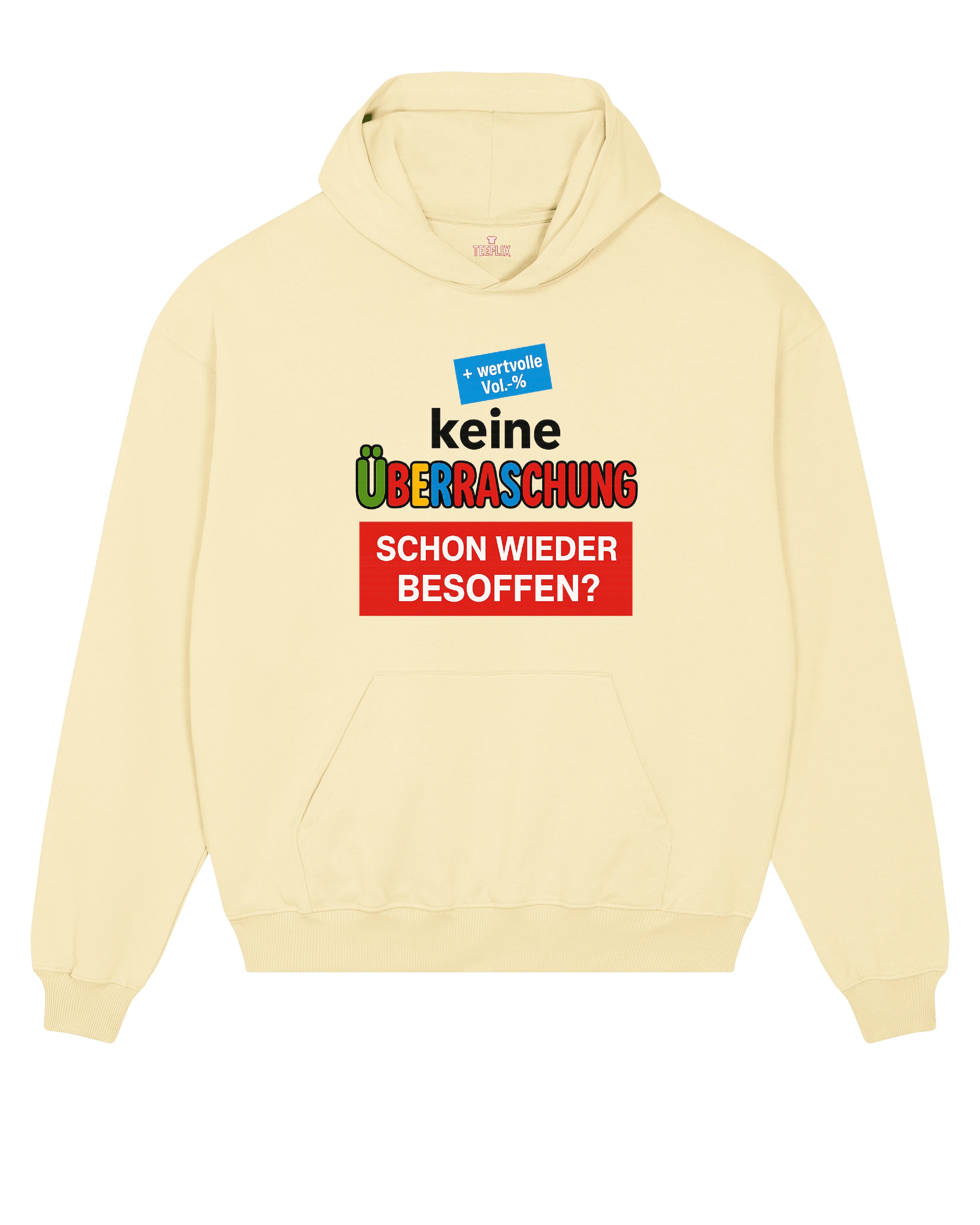 Hoodie, Keine Überraschung, Alkohol, Party Hoodie, Fun Hoodie, Meme Hoodie, Festival Outfit, Lustige Hoodies, Besoffen, Saufen, Trinkspiel, Festival Kleidung, Geschenkidee