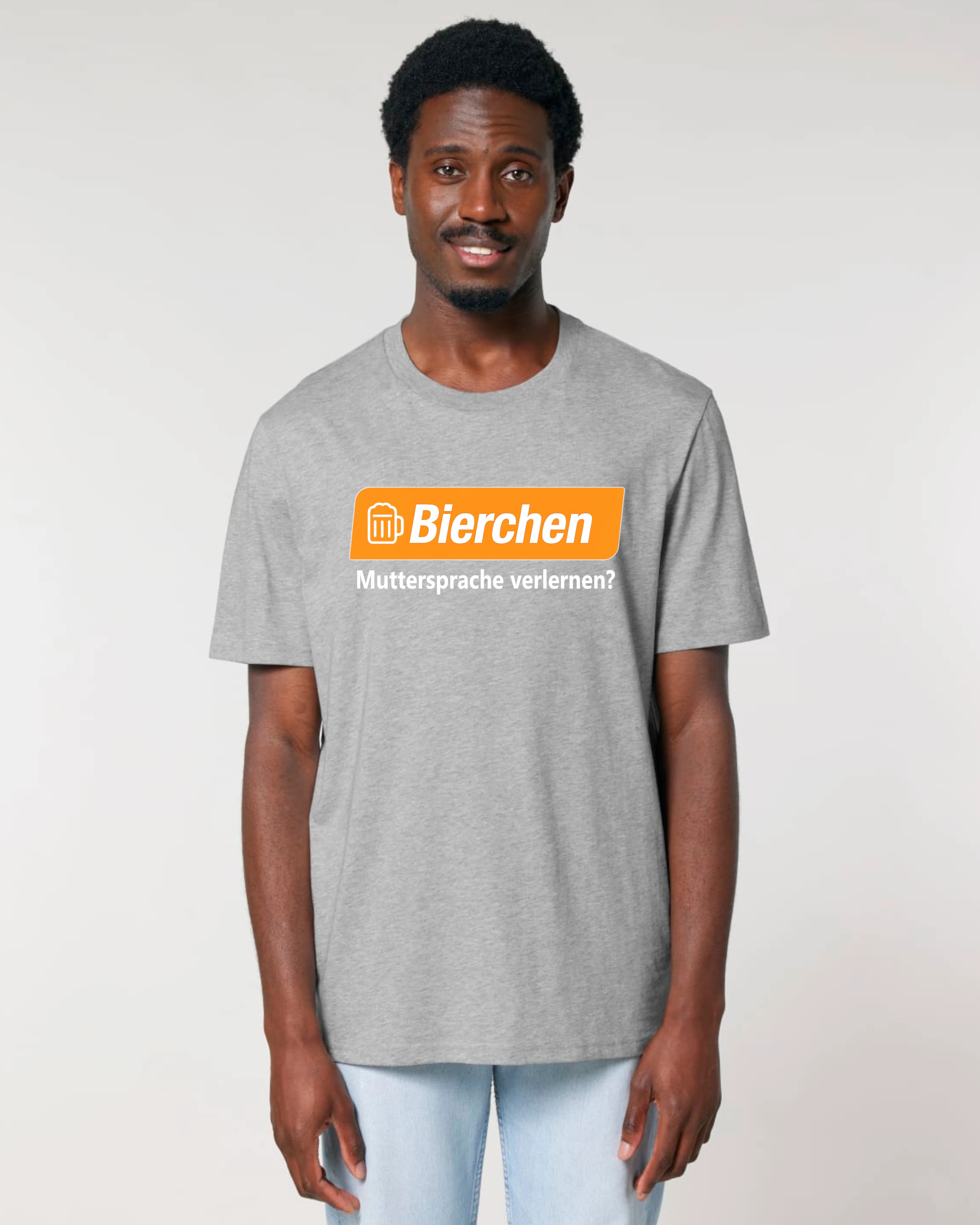 Bierchen Muttersprache Verlernen T-Shirt – Lustiges Sprach- & Bier-Motiv | Teeflix