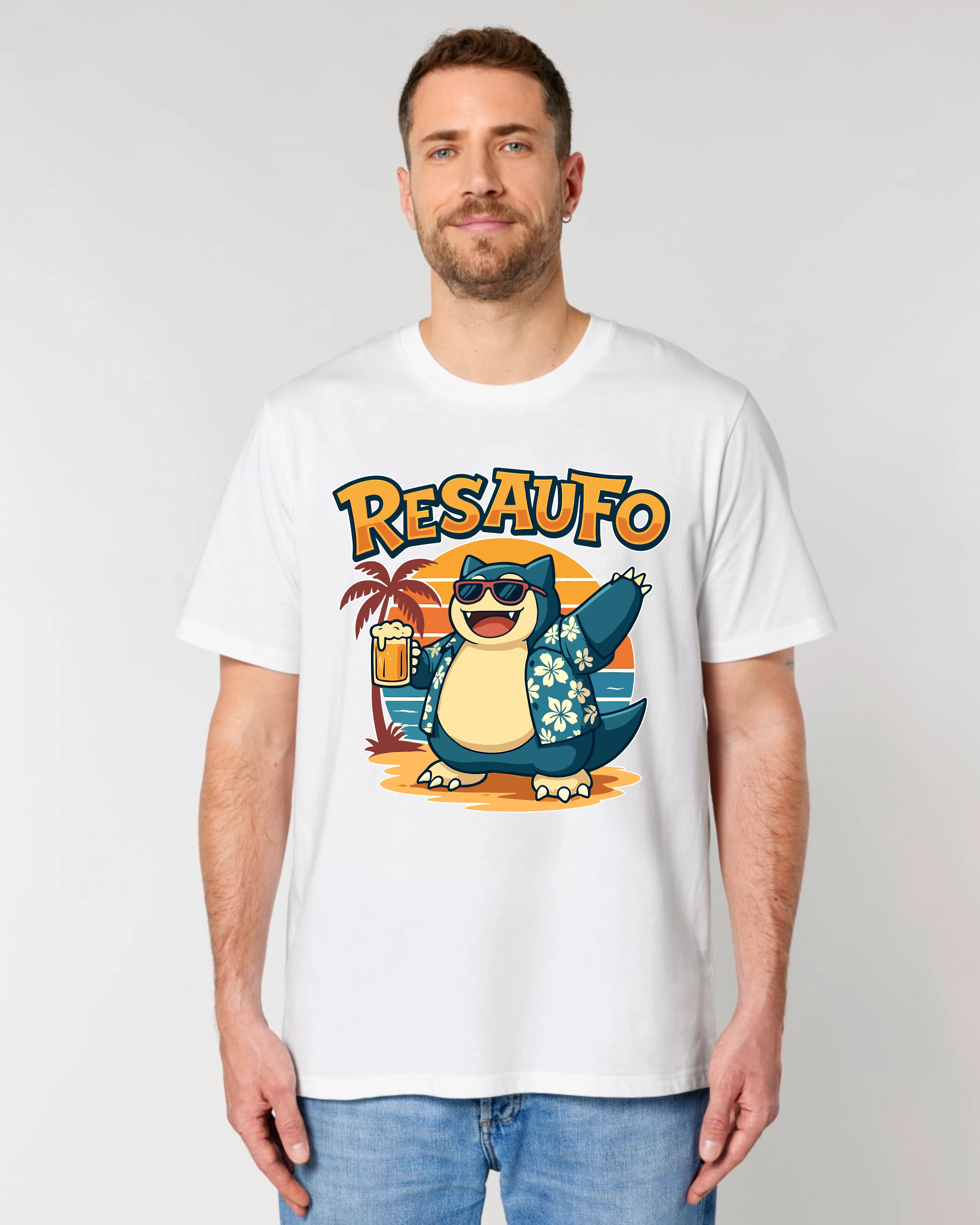 Resaufo – Snorlax Party T-Shirt für Festival & Saufurlaub | Teeflix