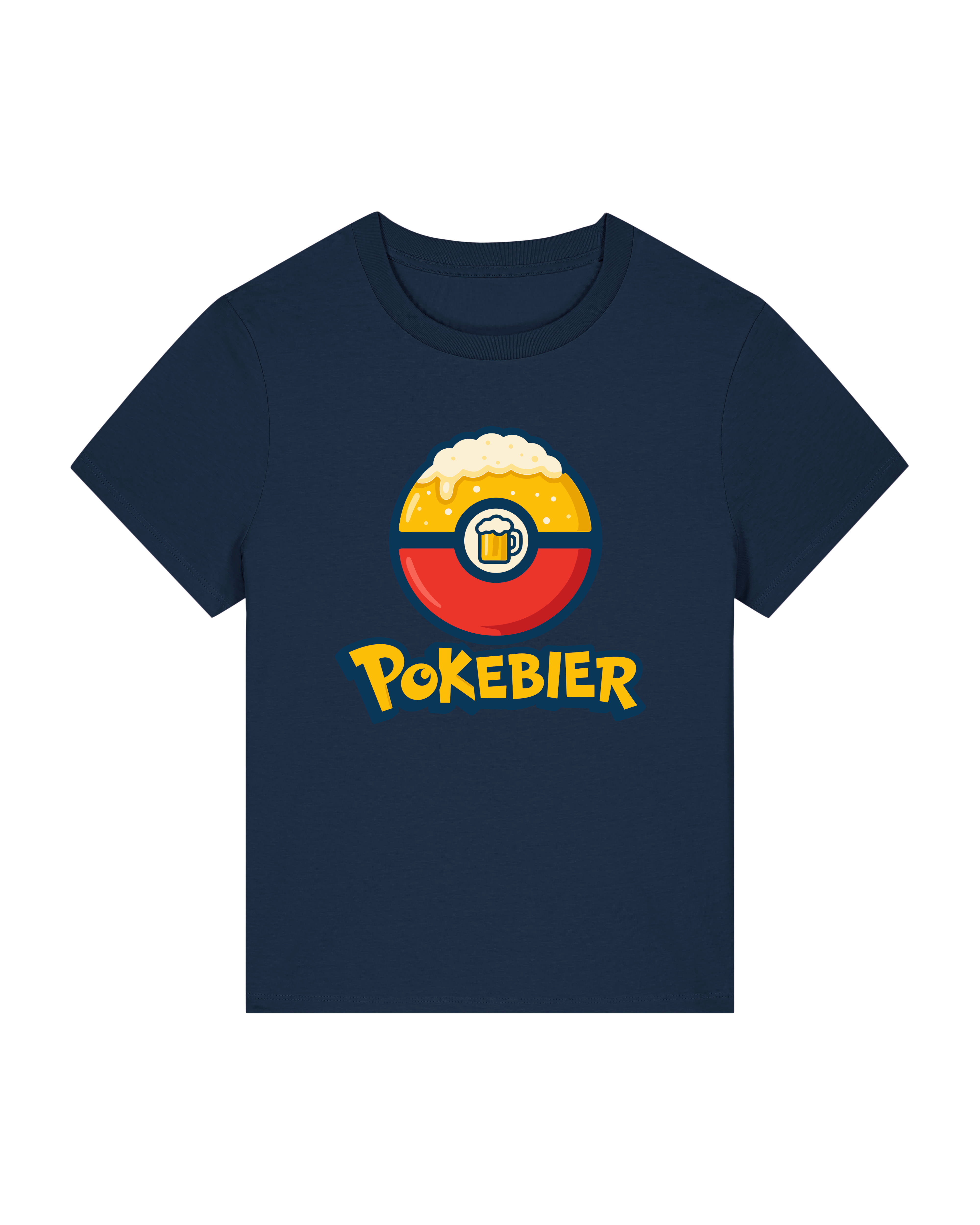 Pokebier Damen T-Shirt | Lustiges Bier Shirt für Frauen | Teeflix