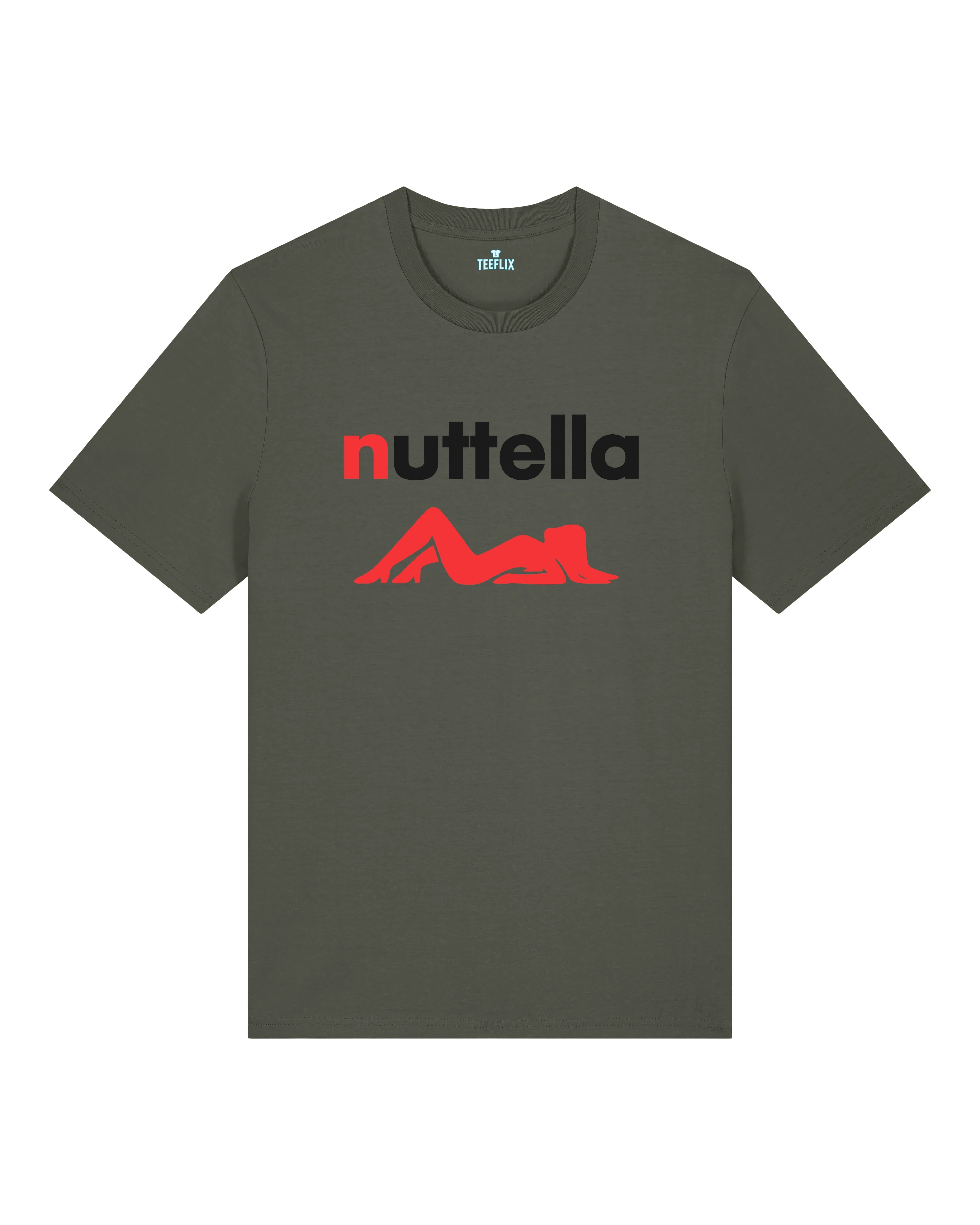 Nuttella Parodie T-Shirt lustig Retro Druck | Teeflix