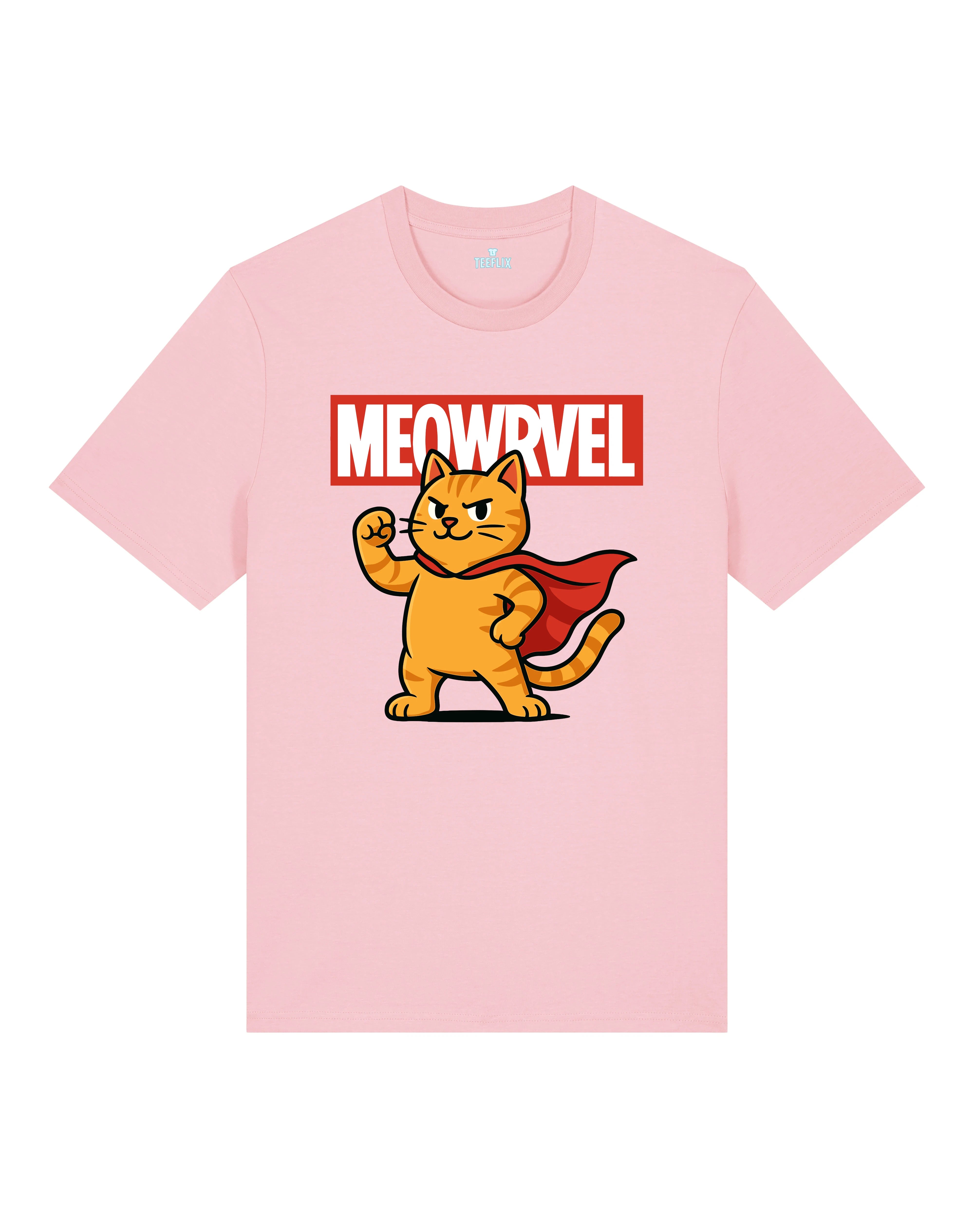 Meowrvel Superheld Lustiges Katzen T-Shirt Spruch | Teeflix