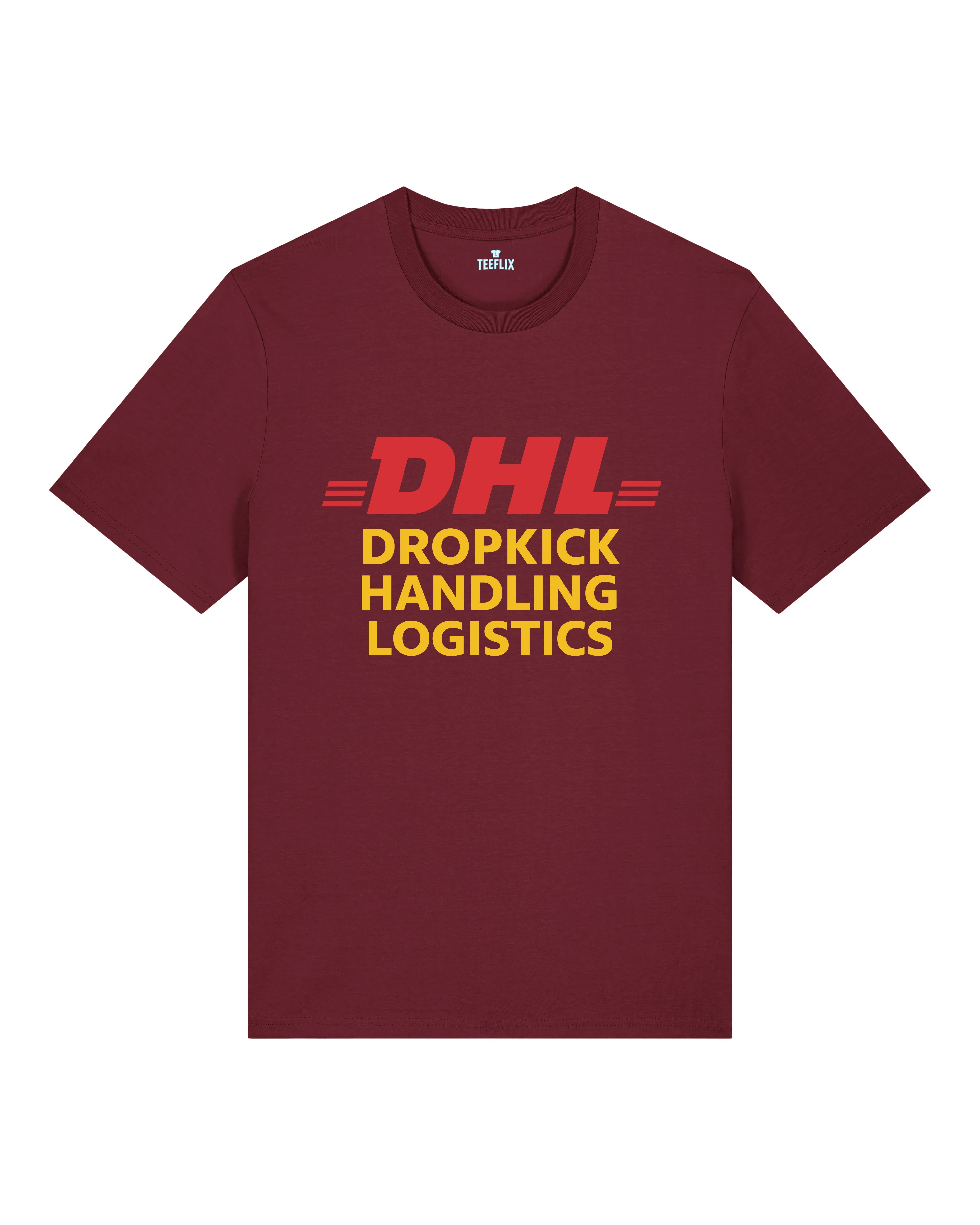 DHL Parodie Dropkick Handling Logistics Lustiges Shirt | Teeflix