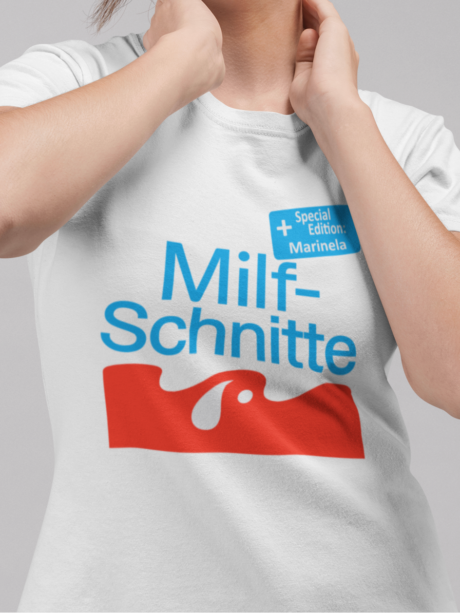 Milf-Schnitte Premium T-Shirt – Lustiges Meme Shirt | Teeflix Personalisierbar